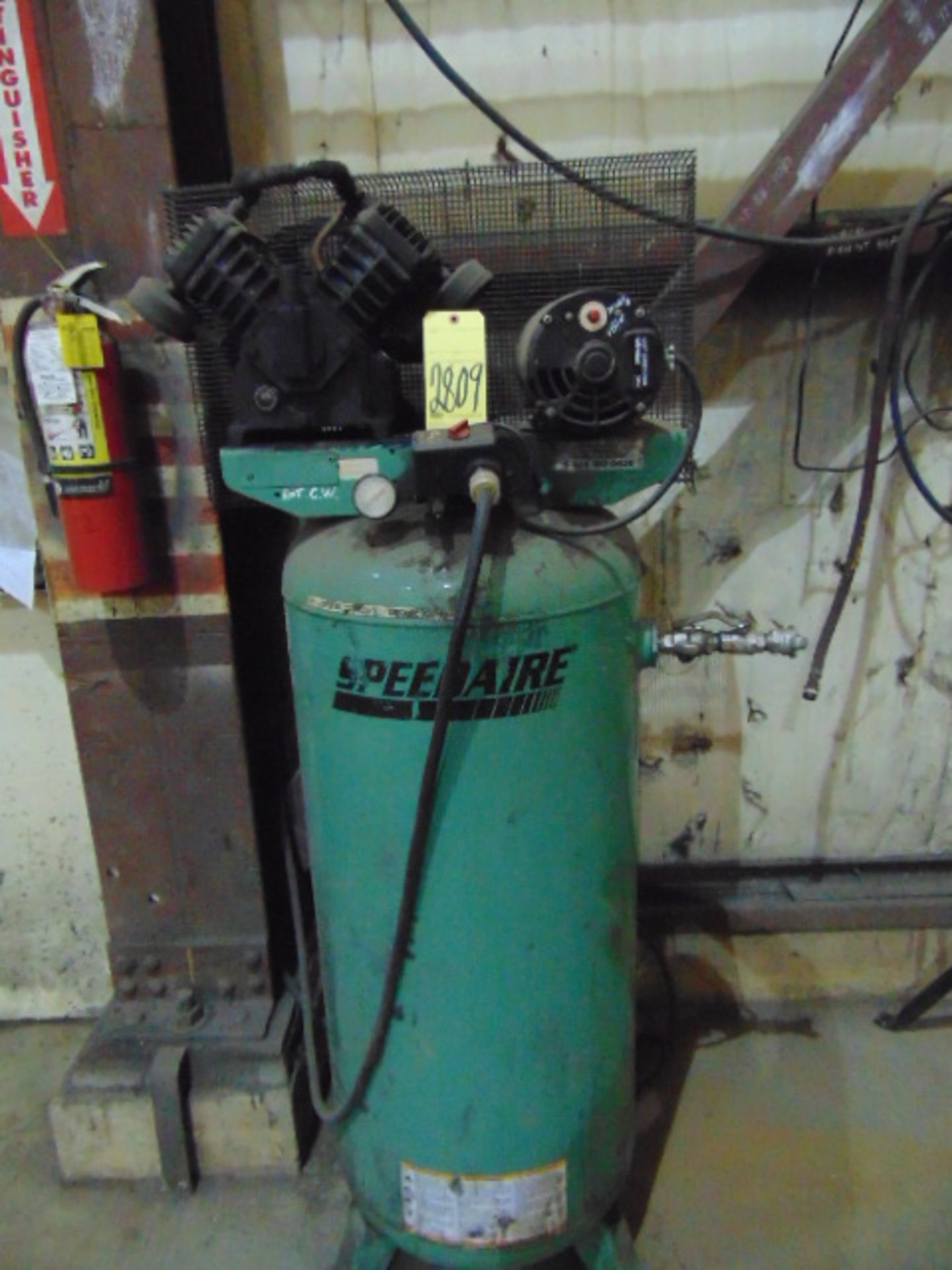 VERTICAL AIR COMPRESSOR, SPEEDAIRE H.P. SPL., 3-phase