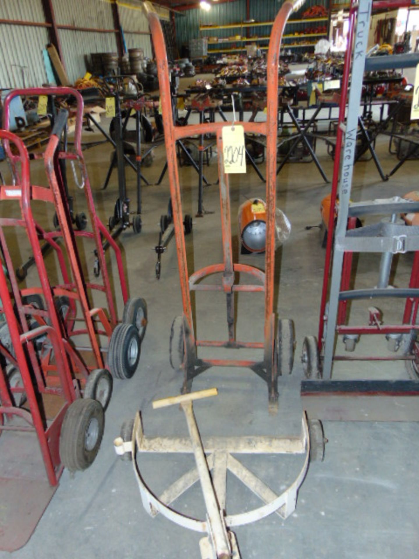 LOT OF BARREL CARTS (2), assorted