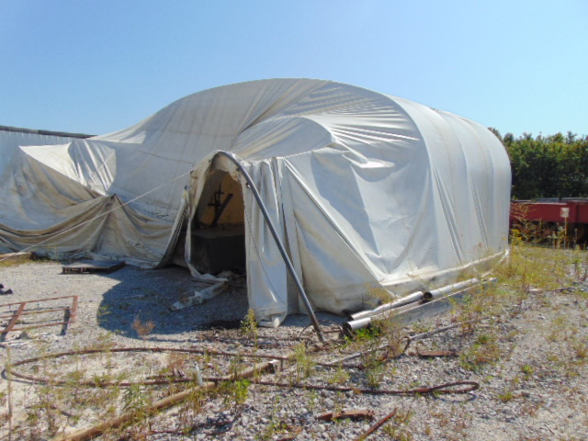 FABRIC BUILDING POLE CONSTRUCTED