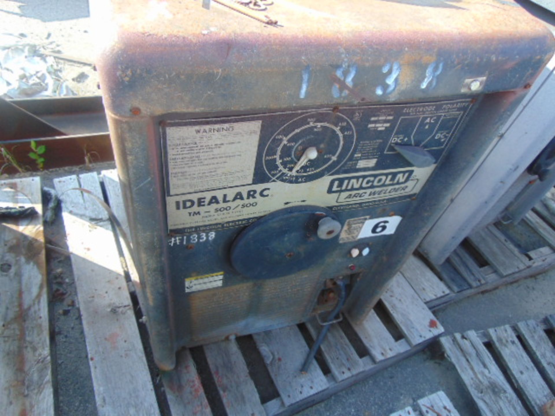 LOT OF ARC WELDERS (9), LINCOLN IDEALARC TM-500/500 - Image 6 of 10