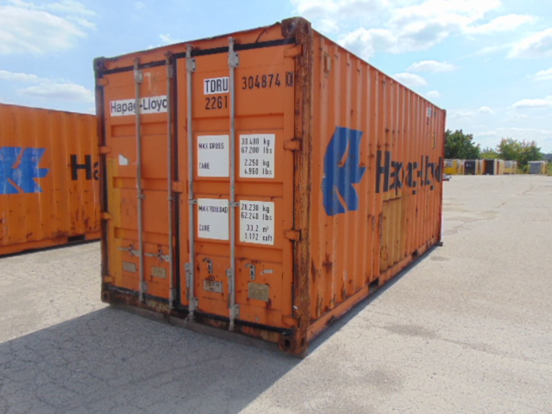 SHIPPING CONTAINER, CONEX 20' - Image 2 of 4