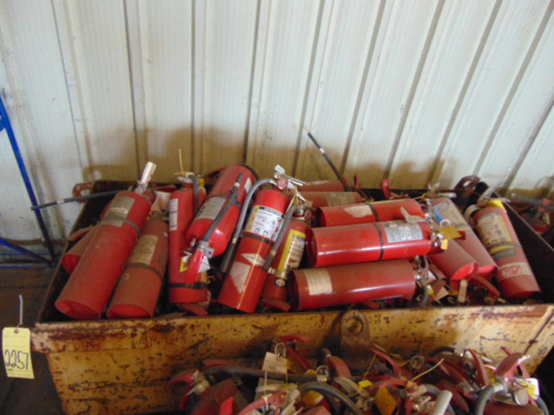 LOT OF FIRE EXTINGUISHERS, assorted (in one box)
