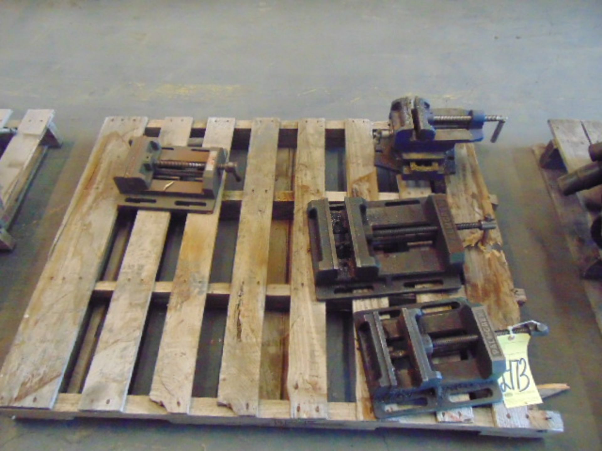 LOT OF DRILL VISES (4), assorted (on one skid)