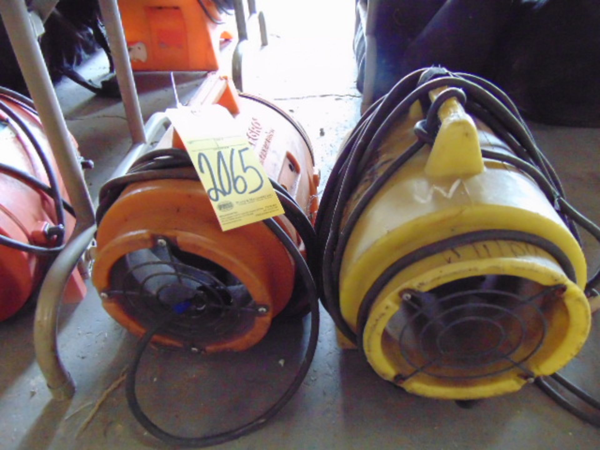 LOT OF VENTILATOR BLOWERS (2)