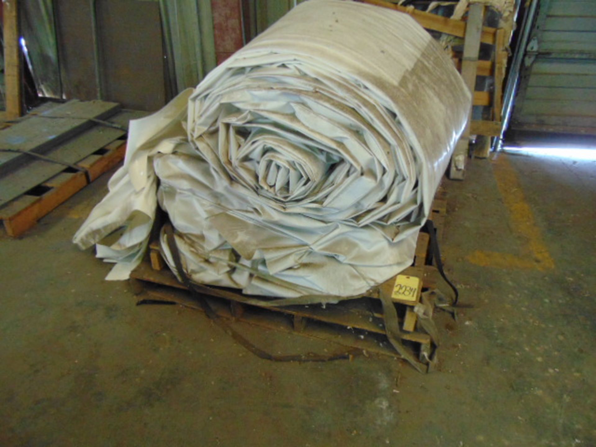 LOT OF TARP MATERIAL (on one skid)