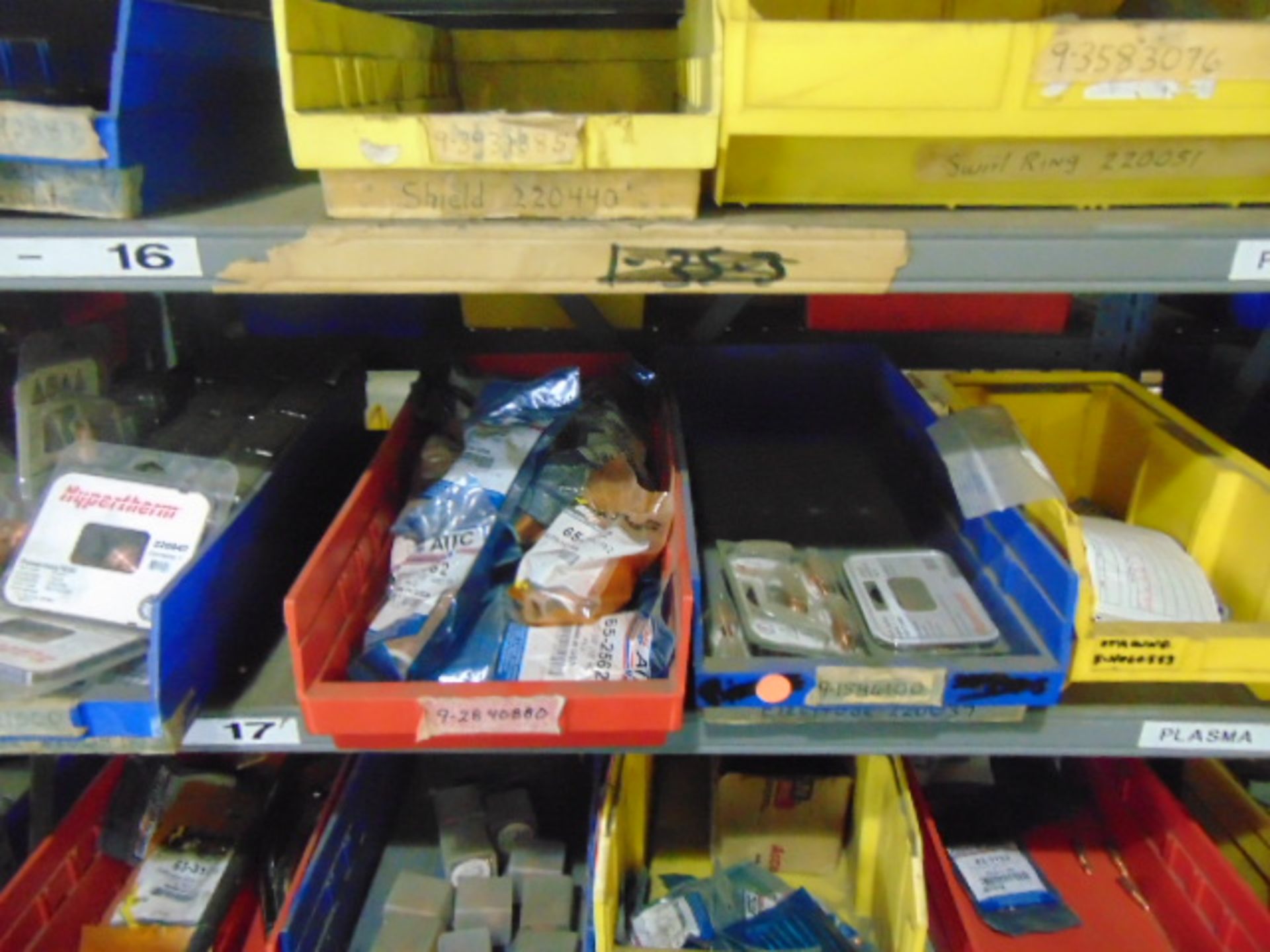 LOT OF PLASMA REPLACEMENT PARTS, assorted (in one section of shelving) - Image 4 of 5