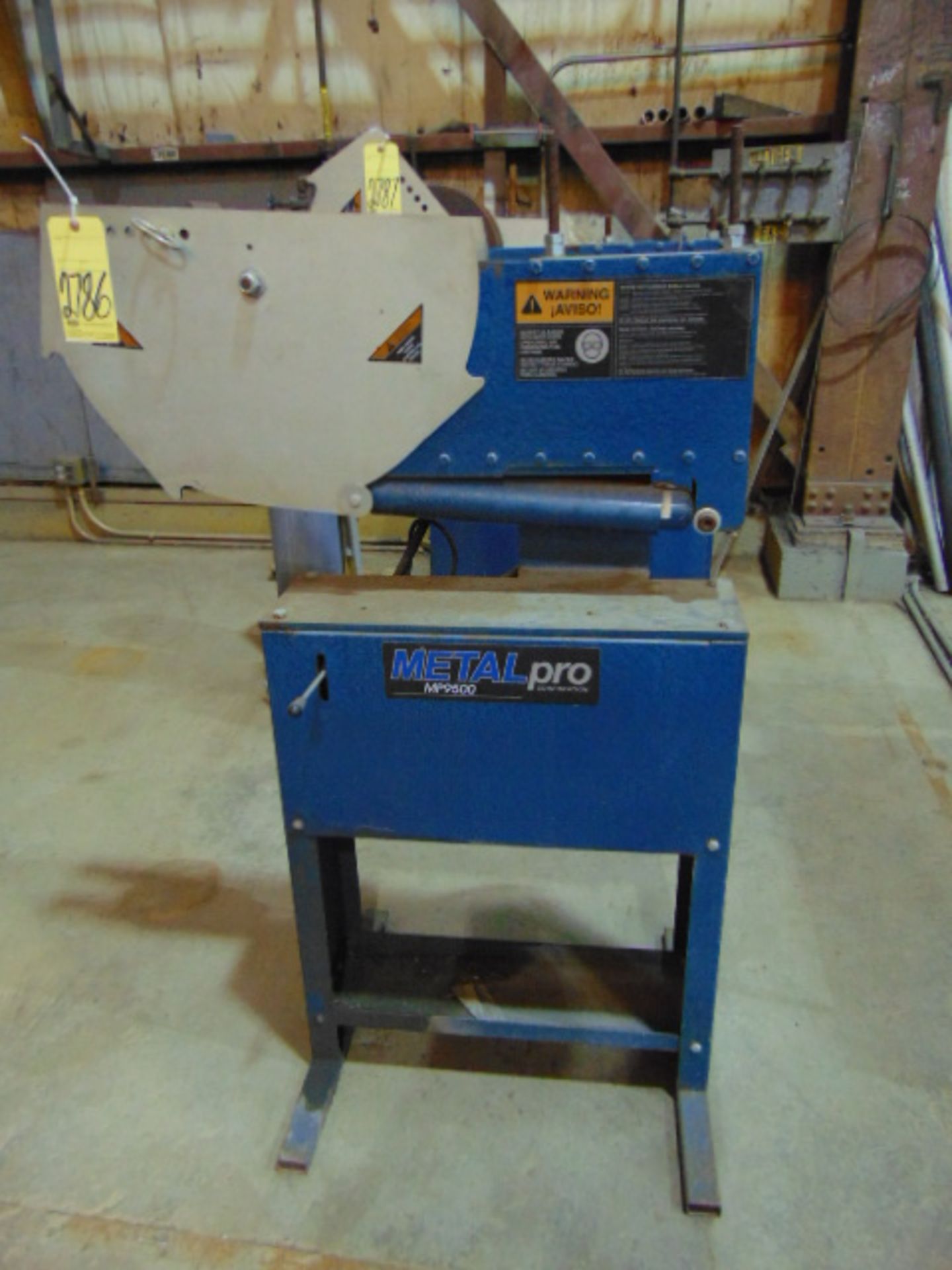 HYDRAULIC TUBE BENDER, METAL PRO MDL. MP9500, self-contained hyd. units, fabricated stand