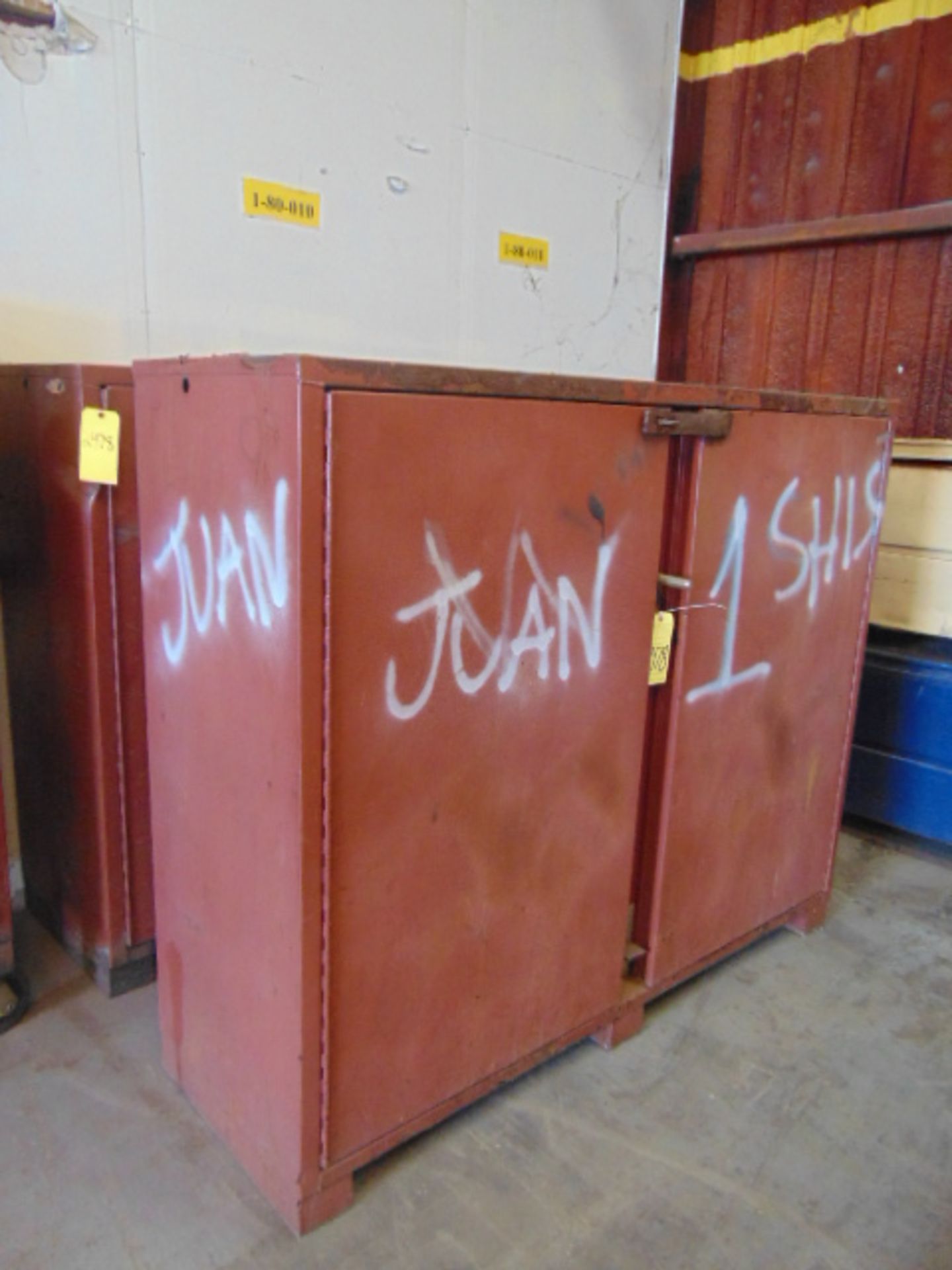 LOT OF TOOL STORAGE CABINETS (2)