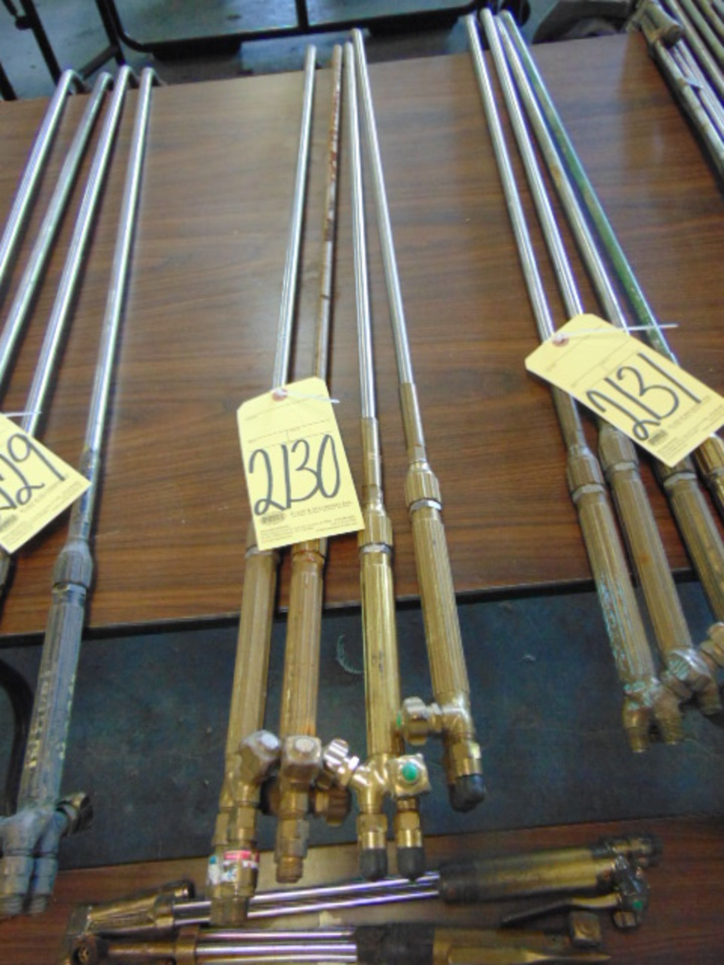 LOT OF HAND TORCHES (4), HARRIS