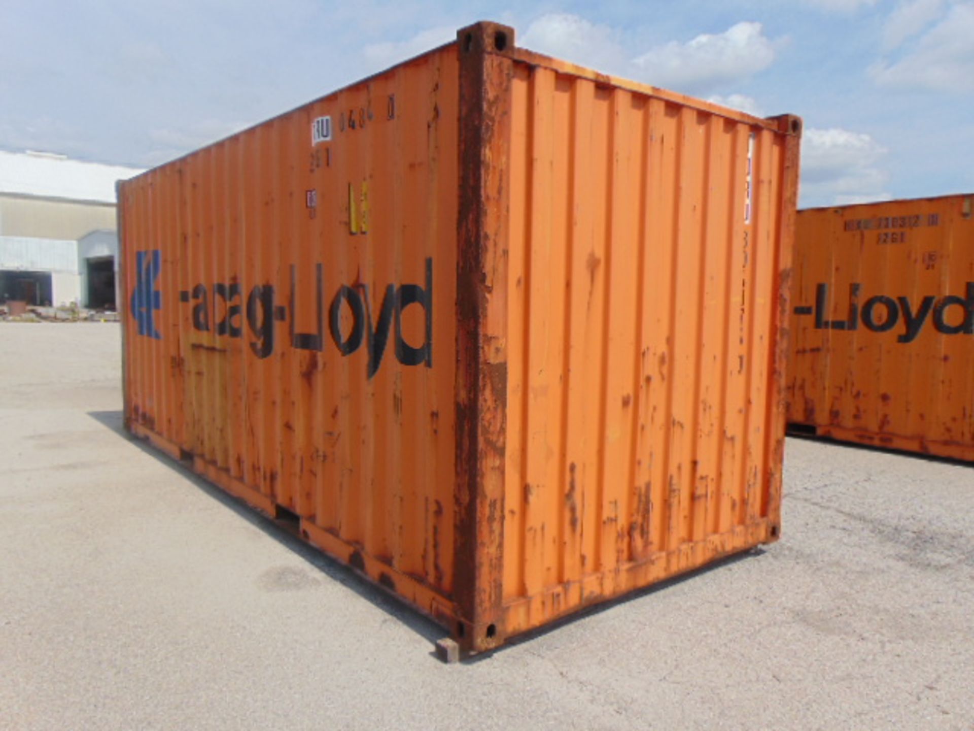 SHIPPING CONTAINER, CONEX 20' - Image 3 of 4