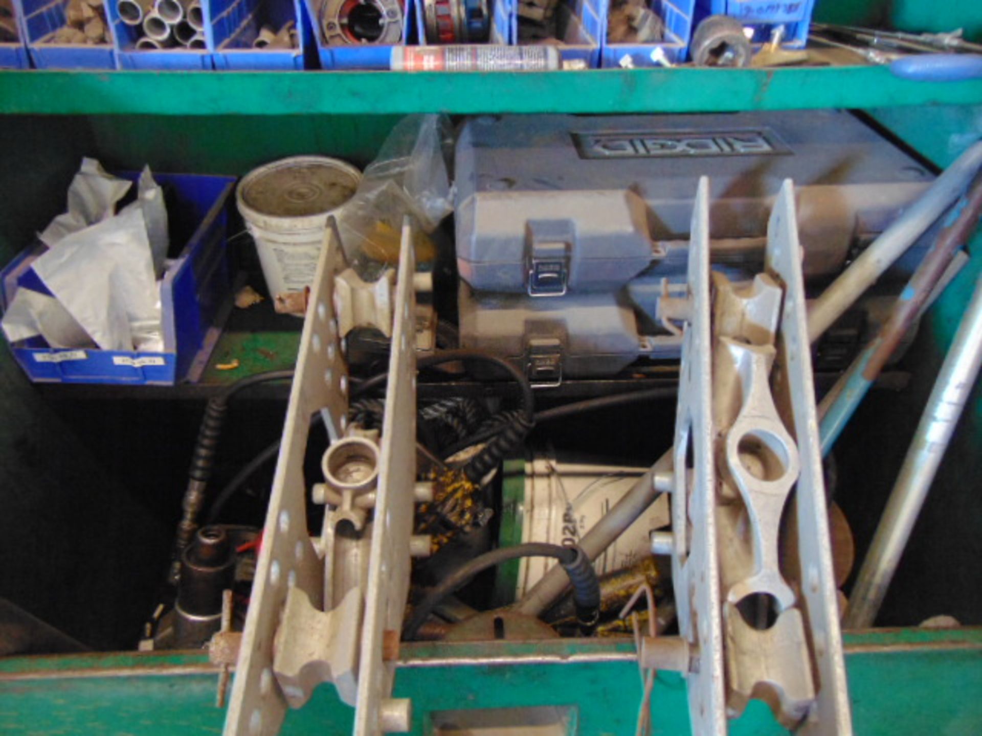 LOT CONSISTING OF: hydraulic tube bending & pipe threading equipment, w/box - Image 2 of 3