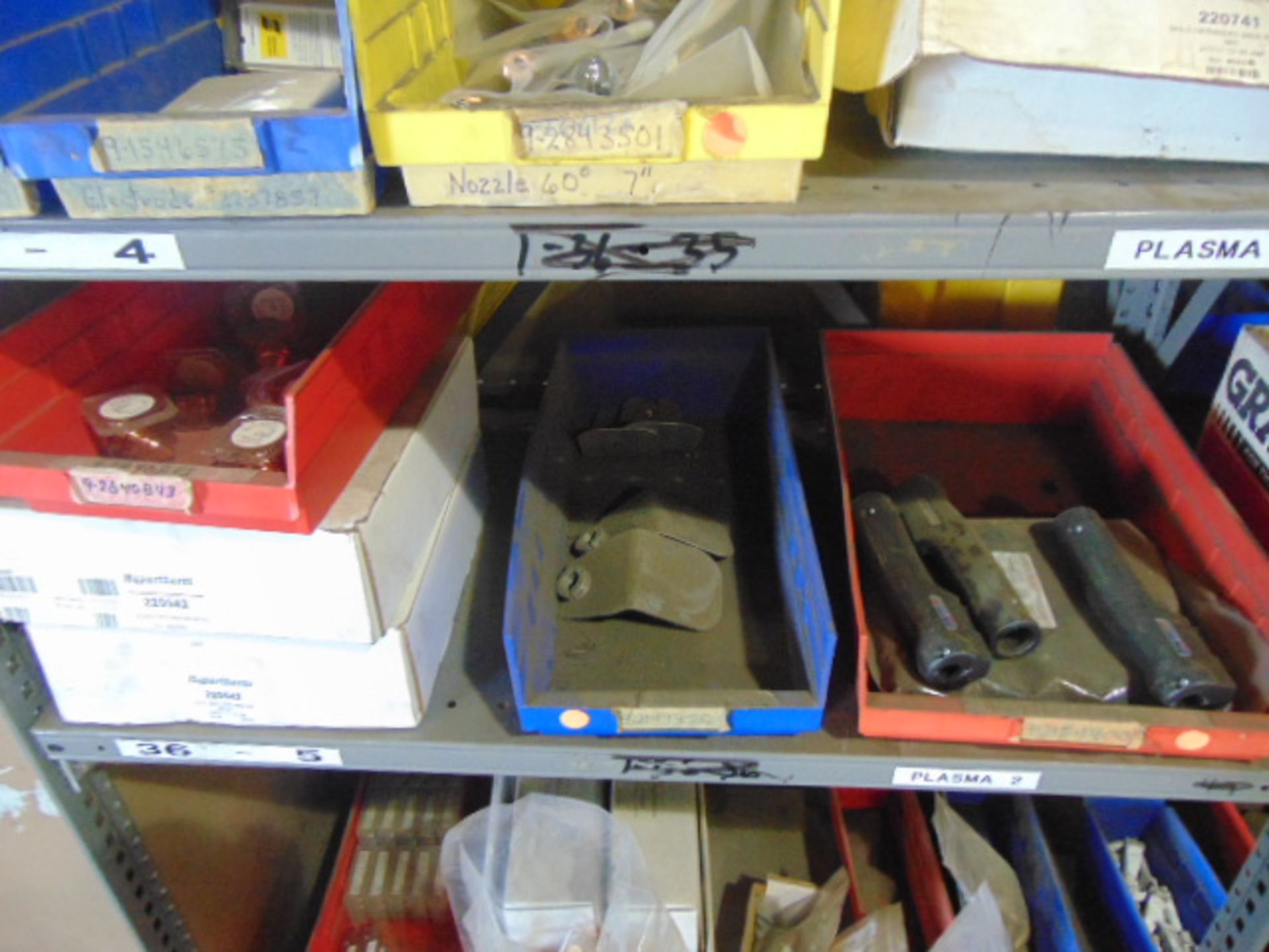 LOT OF PLASMA REPLACEMENT PARTS, assorted (in one section of shelving) - Image 3 of 5