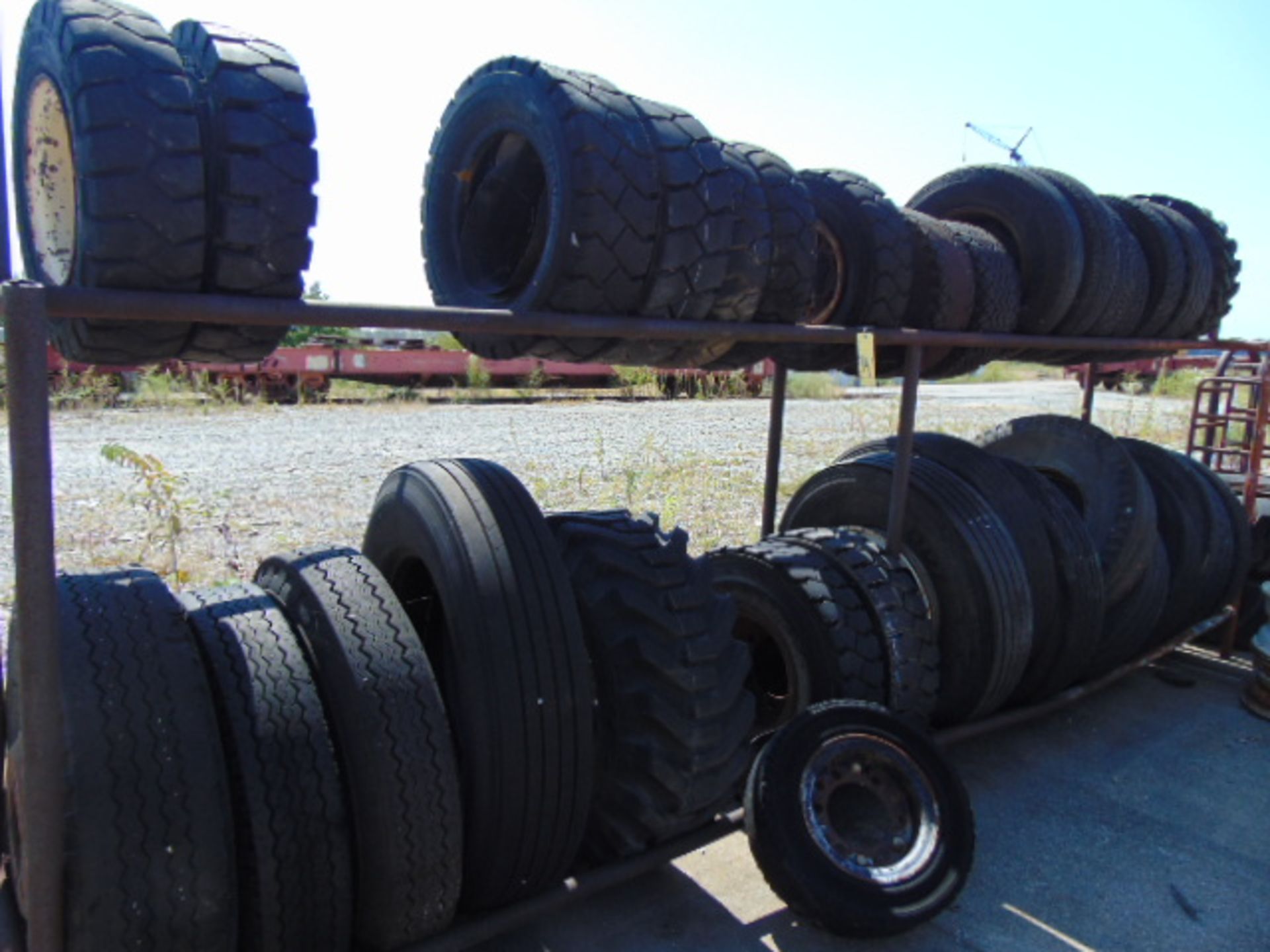 LOT CONSISTING OF: tires & rims, w/(3) racks, assorted - Image 2 of 3
