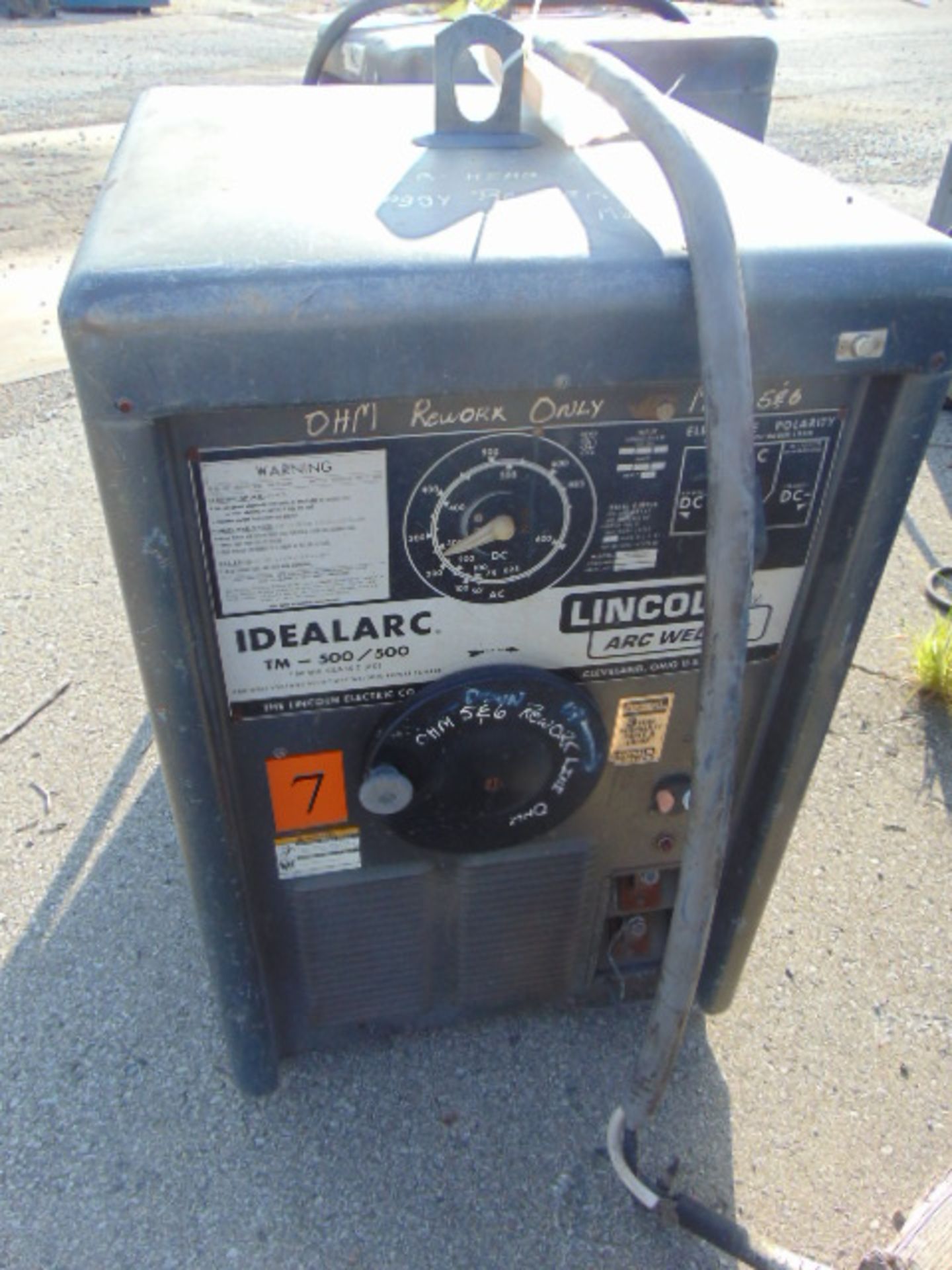 LOT OF ARC WELDERS (7), LINCOLN IDEALARC TM-500/500 - Image 2 of 7