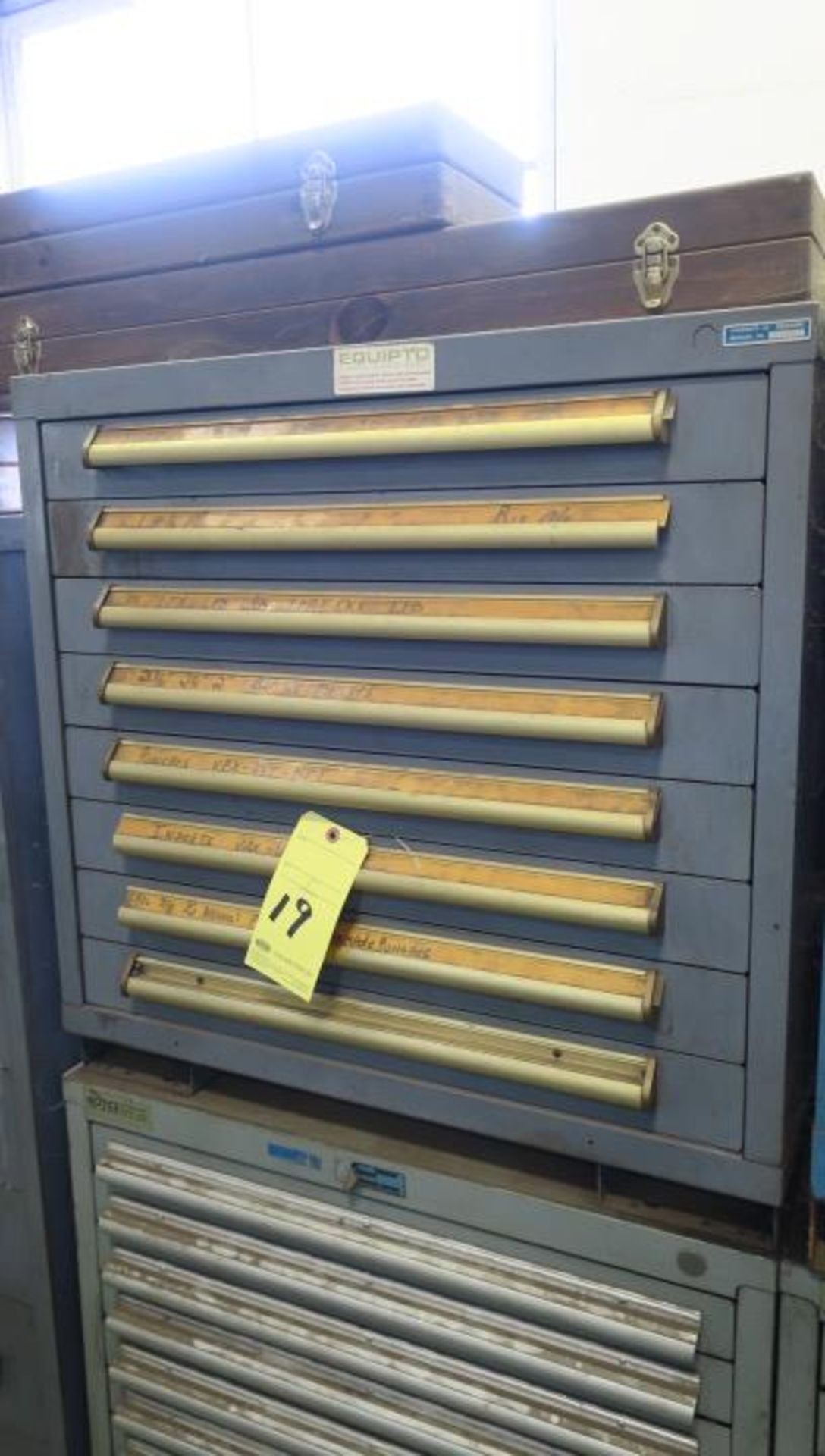 LOT CONSISTING OF: large selection of die parts including punches, inserts, dowel pins, etc. (top