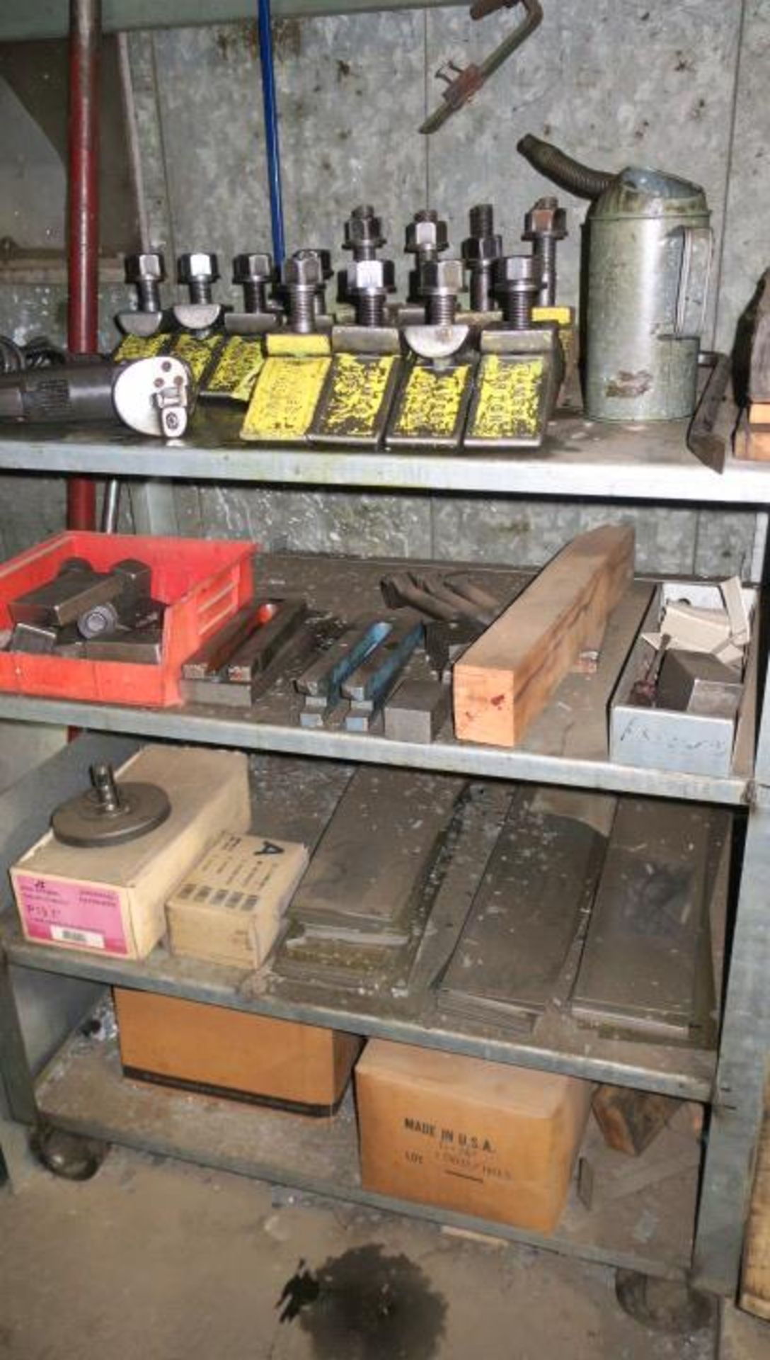 RACK, w/assorted die clamping equipment - Image 2 of 3