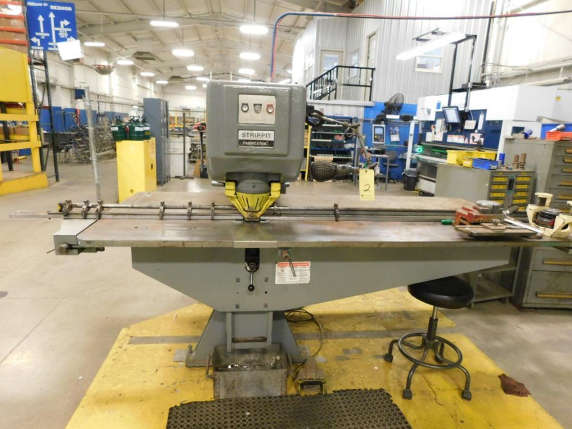 FABRICATOR PRESS, STRIPPIT 30 T. CAP. MDL. CUSTOM 30/30, 48' x 102" table, S/N 24862874