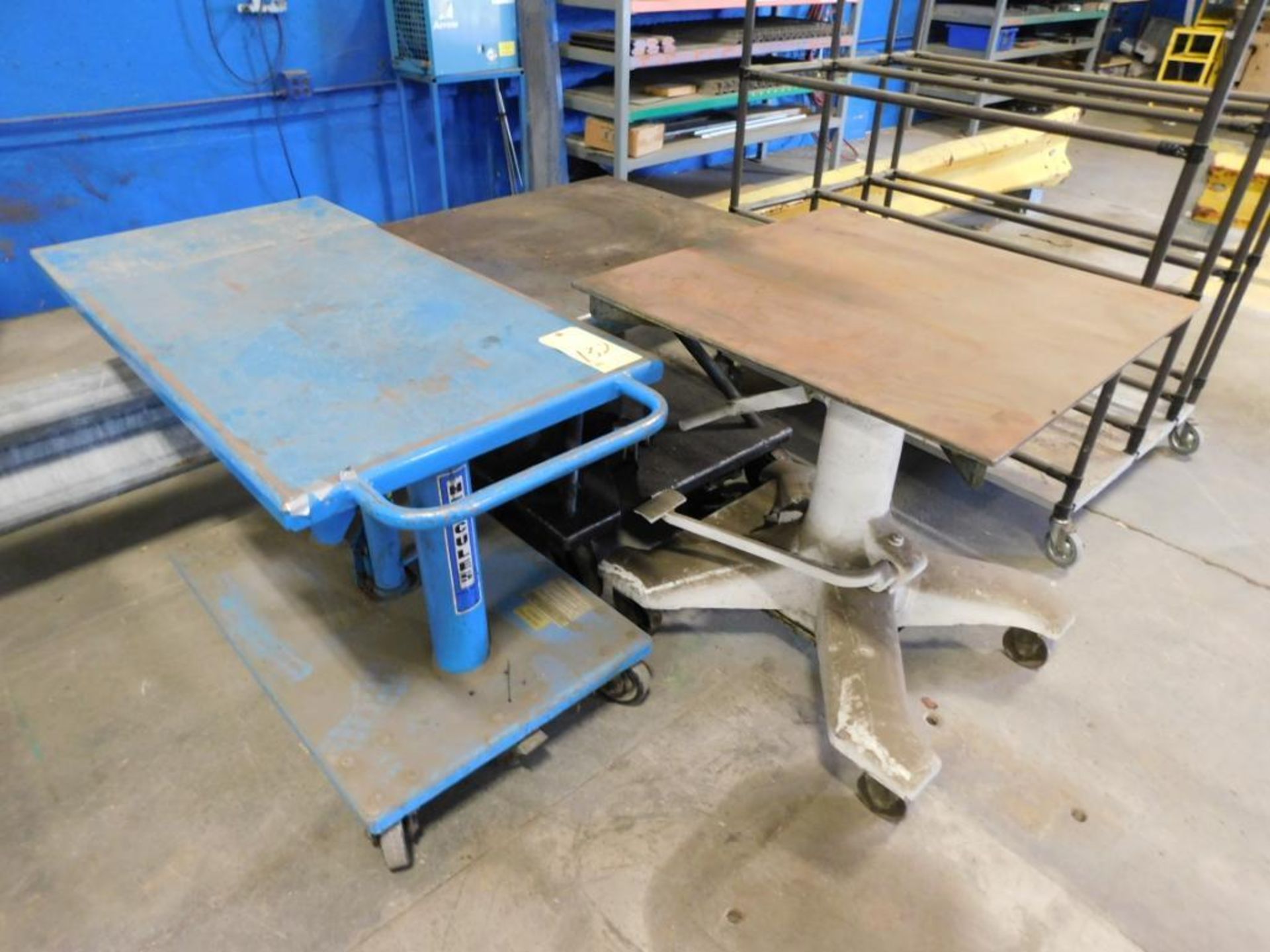 LOT OF HYDRAULIC ROLLING DIE LIFT TABLES (3), assorted