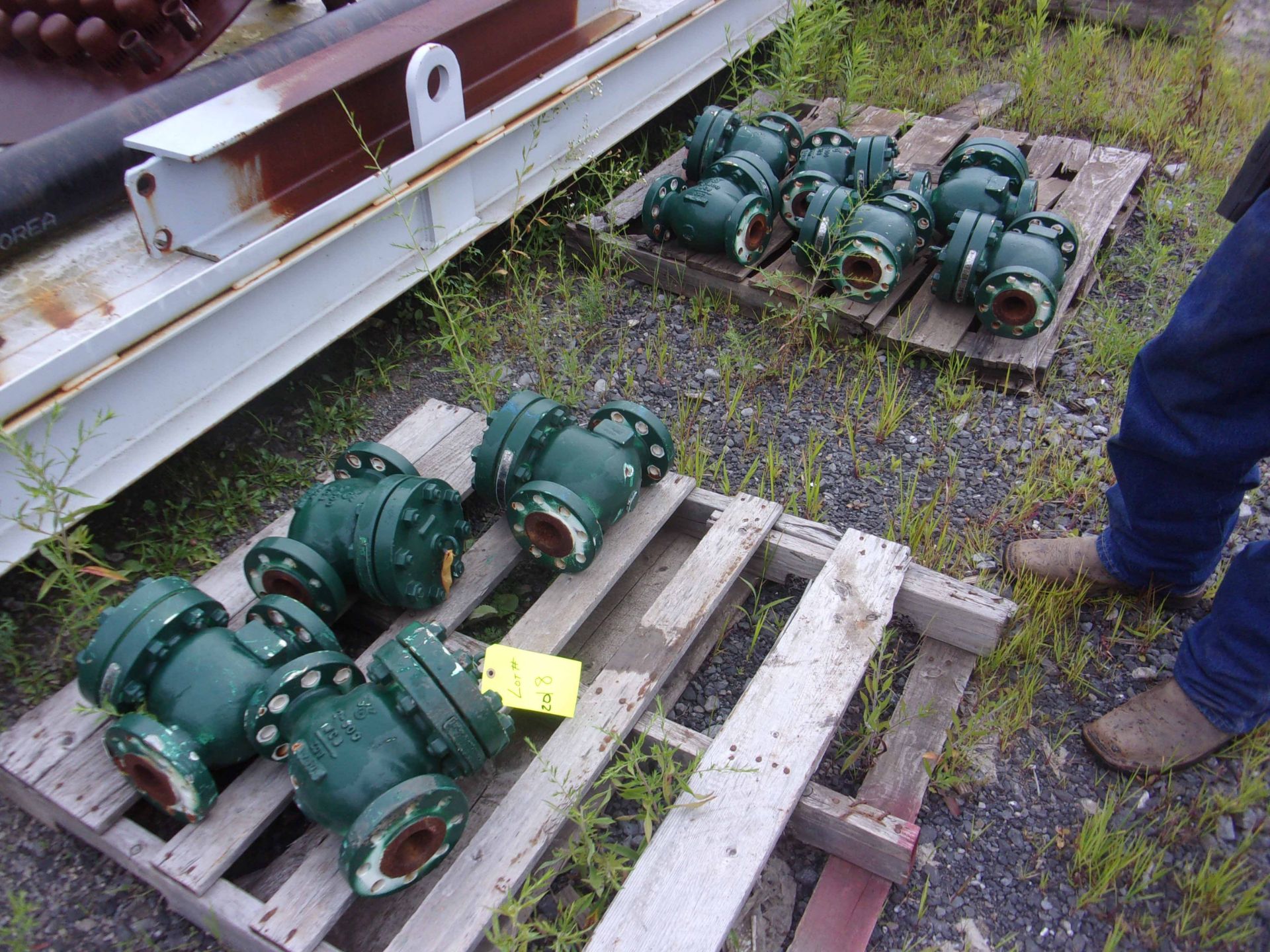 LOT CONSISTING OF: (APPROX. 10) VALVE CHECK,SWING,TOP ENTRY,2",600#,RF,BODY: SA-216-WCB,PACKING &