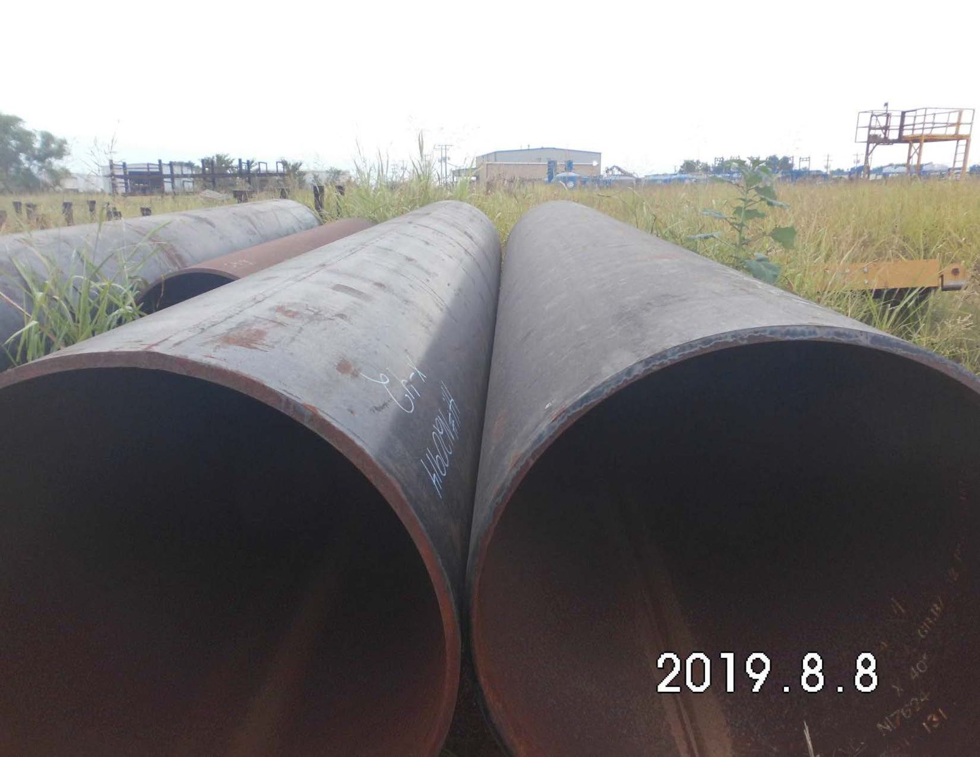 LOT CONSISTING OF: (APPROX. 360 LINEAR INCHES) PIPE,SEAMLESS,36",S40,SA-106-B,ASME B36.10 (LOADING - Image 8 of 8