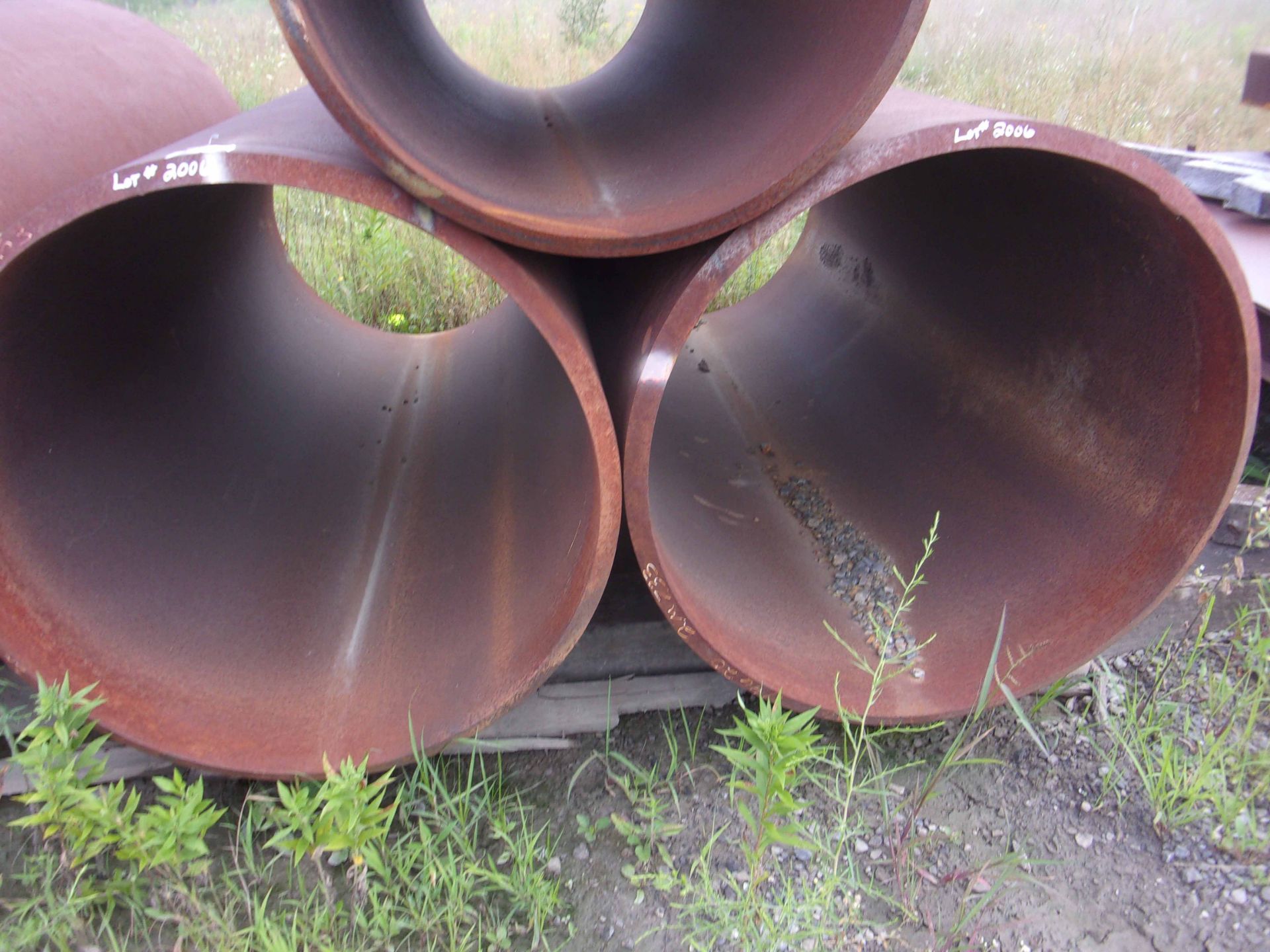 LOT CONSISTING OF: (APPROX. 2) SHELL,LONG SEAM WELDED,36" I.D. X 96" LG X 1-3/8" THK,SA-516-70-N,