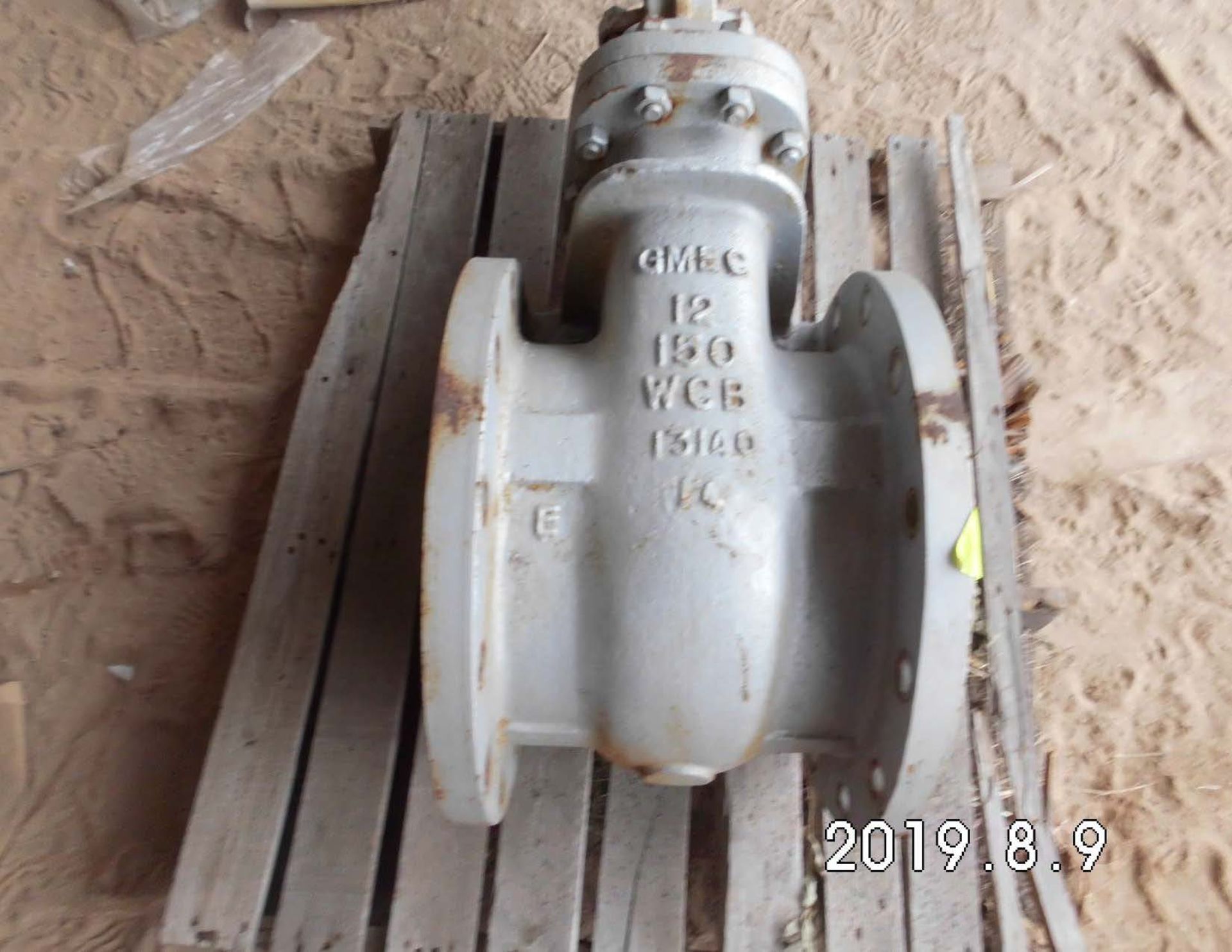 LOT CONSISTING OF: VALVE GATE,12",150#,RF,OS&Y,HANDWHEEL OPERATED,SA-216-WCB BODY,A-182 F6A STEM,WCB - Image 2 of 4