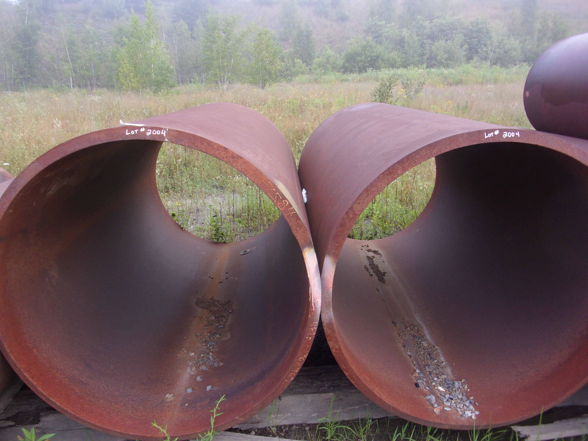 LOT CONSISTING OF: (APPROX. 3) SHELL,LONG SEAM WELDED,48" O.D. X 96" LG X 1-3/4" THK,END PREP: BEVEL