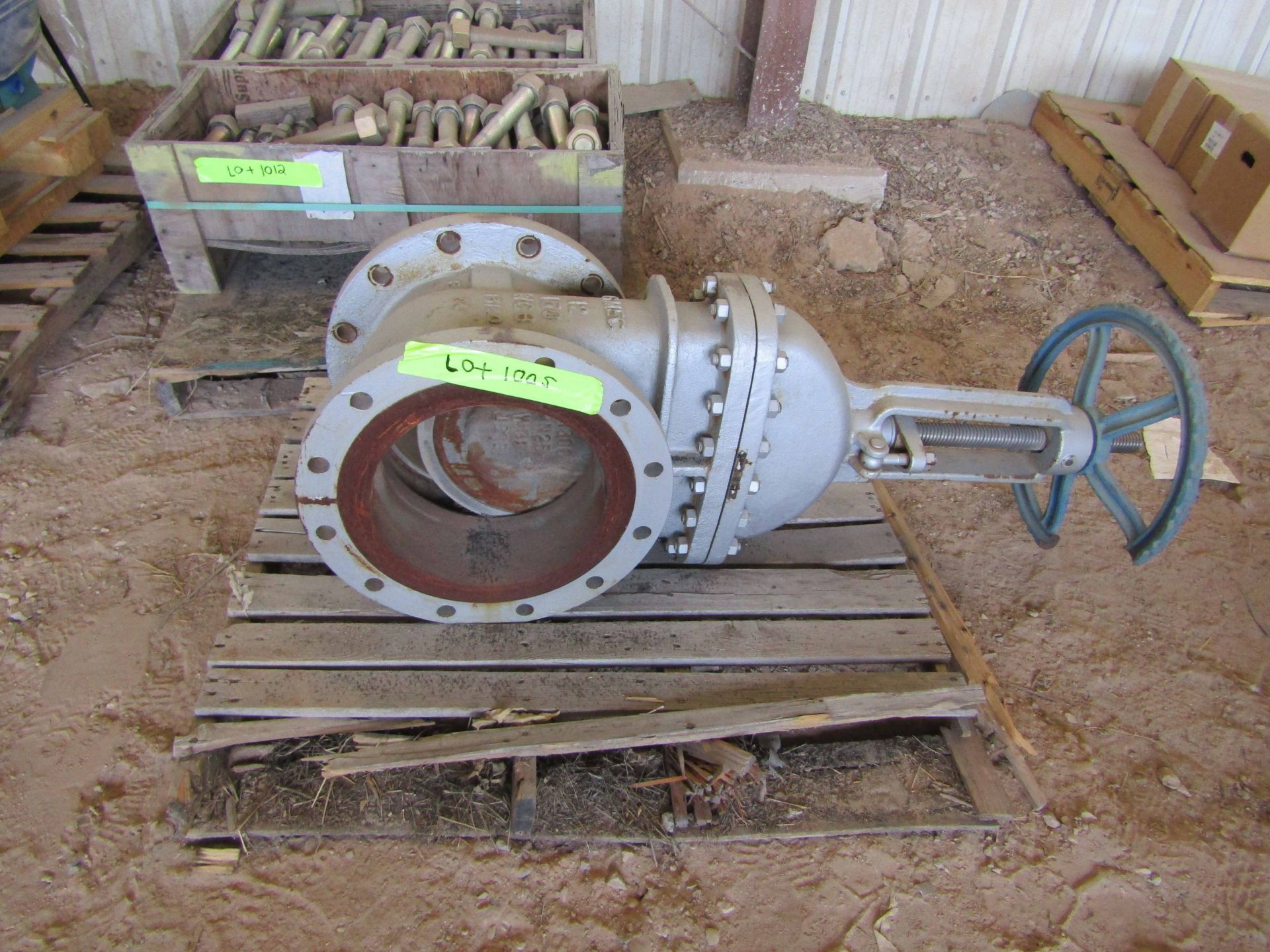 LOT CONSISTING OF: VALVE GATE,12",150#,RF,OS&Y,HANDWHEEL OPERATED,SA-216-WCB BODY,A-182 F6A STEM,WCB