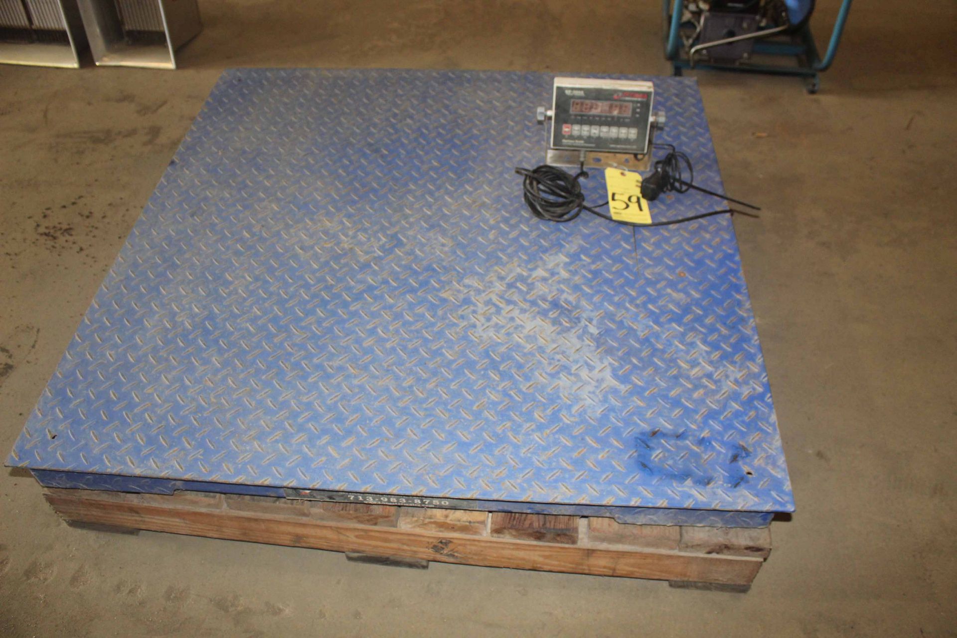 PLATFORM SCALE, OPTIMA 4' X 4' MDL. OP900A