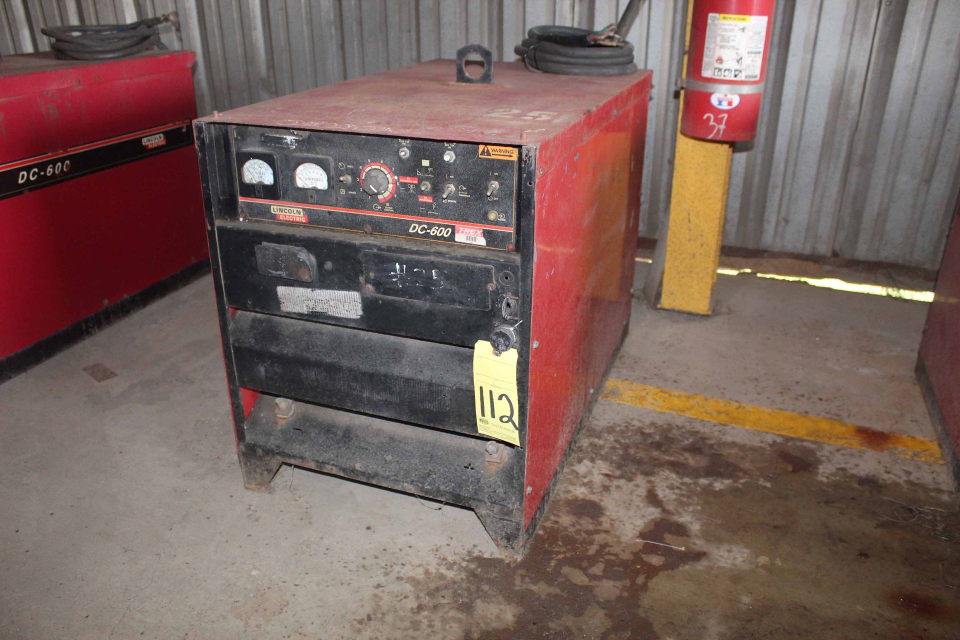 WELDING MACHINE, LINCOLN ELECTRIC MDL. IDEALARC DC600, 600 amps @ 44 v., 100% duty cycle, S/N