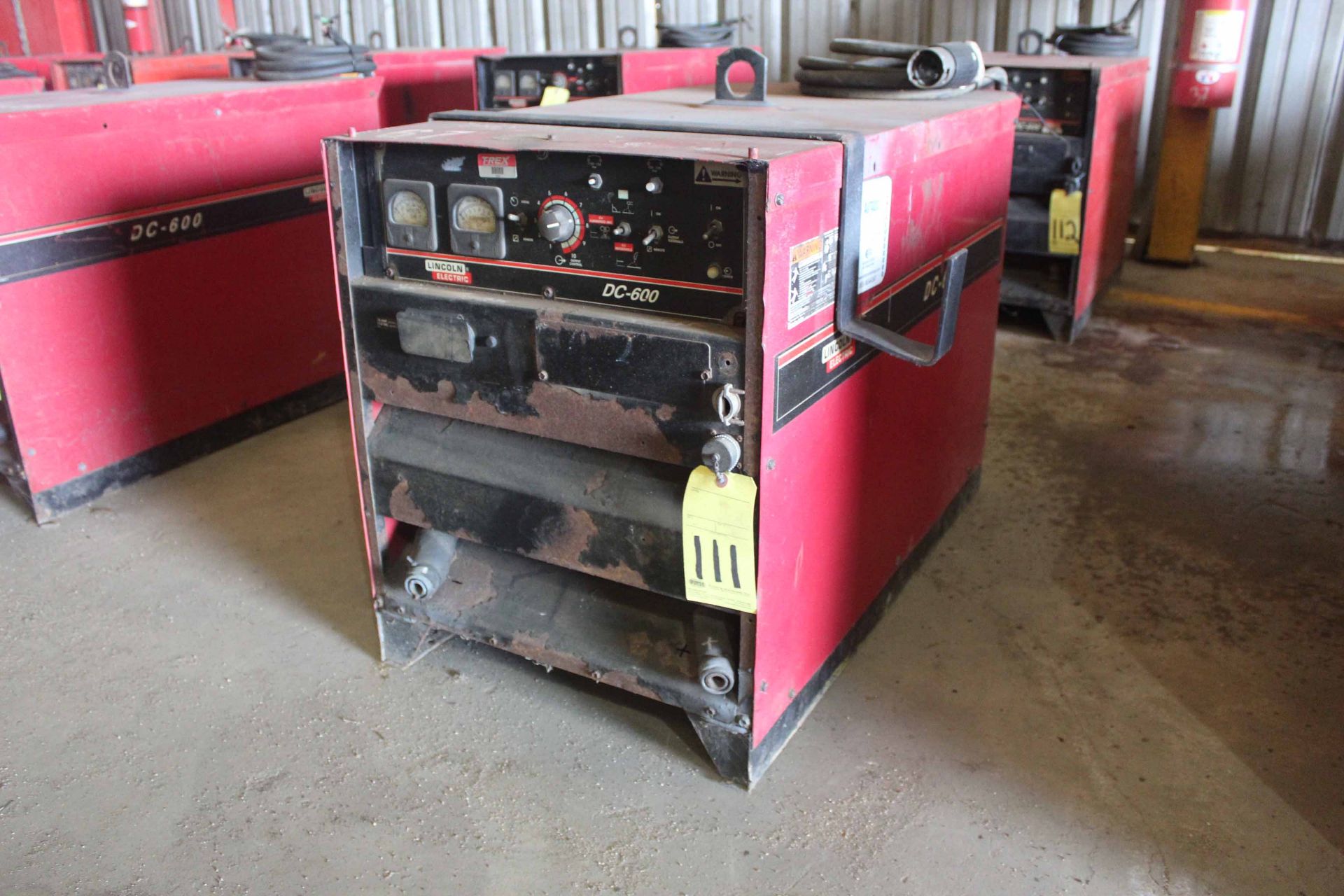 WELDING MACHINE, LINCOLN ELECTRIC MDL. IDEALARC DC600, 600 amps @ 44 v., 100% duty cycle, S/N