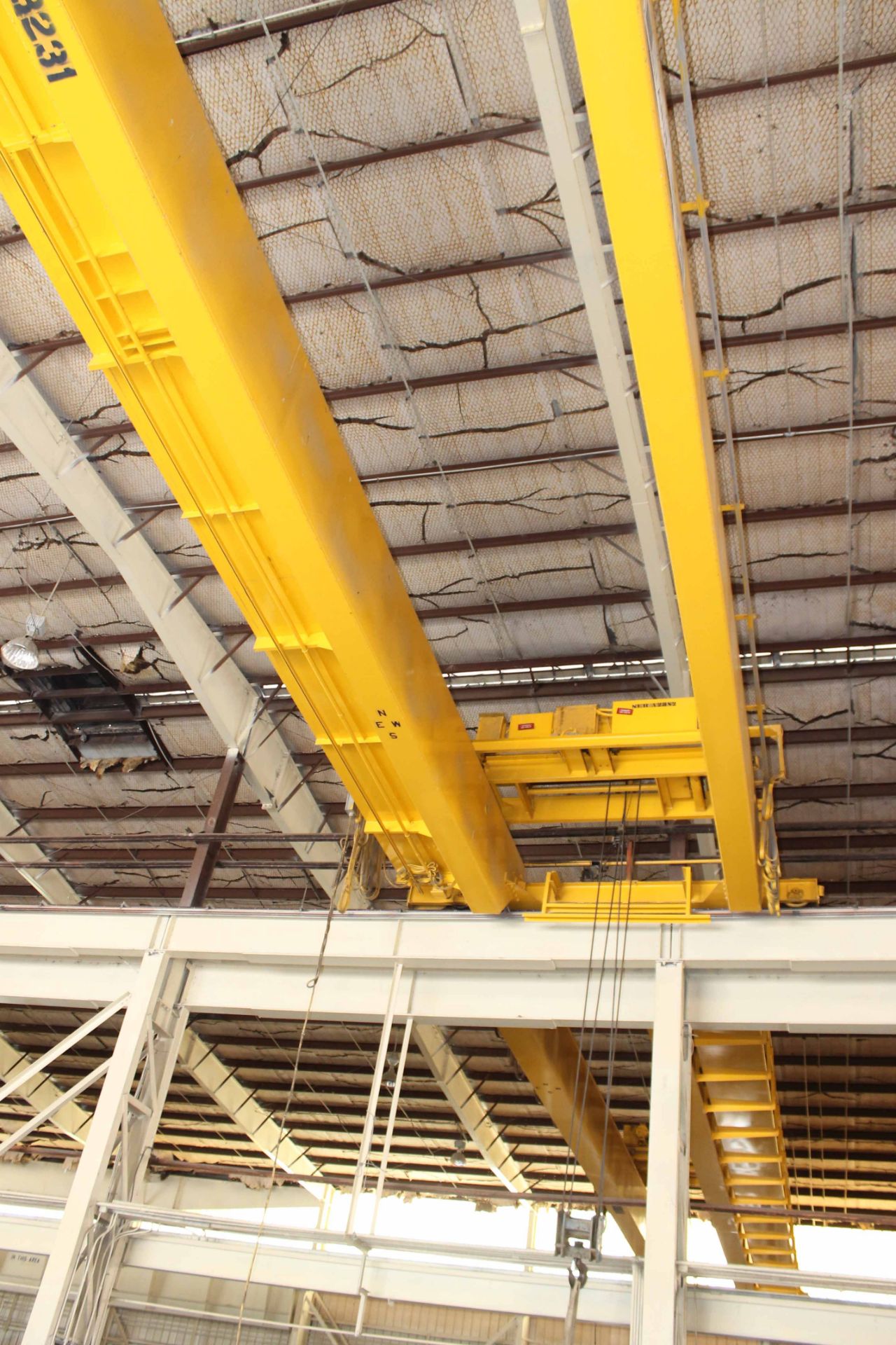 Overhead Bridge Crane, Landel 20 ton x 71'4" span, pendant control, dual box beam, top riding (Asset - Image 4 of 6