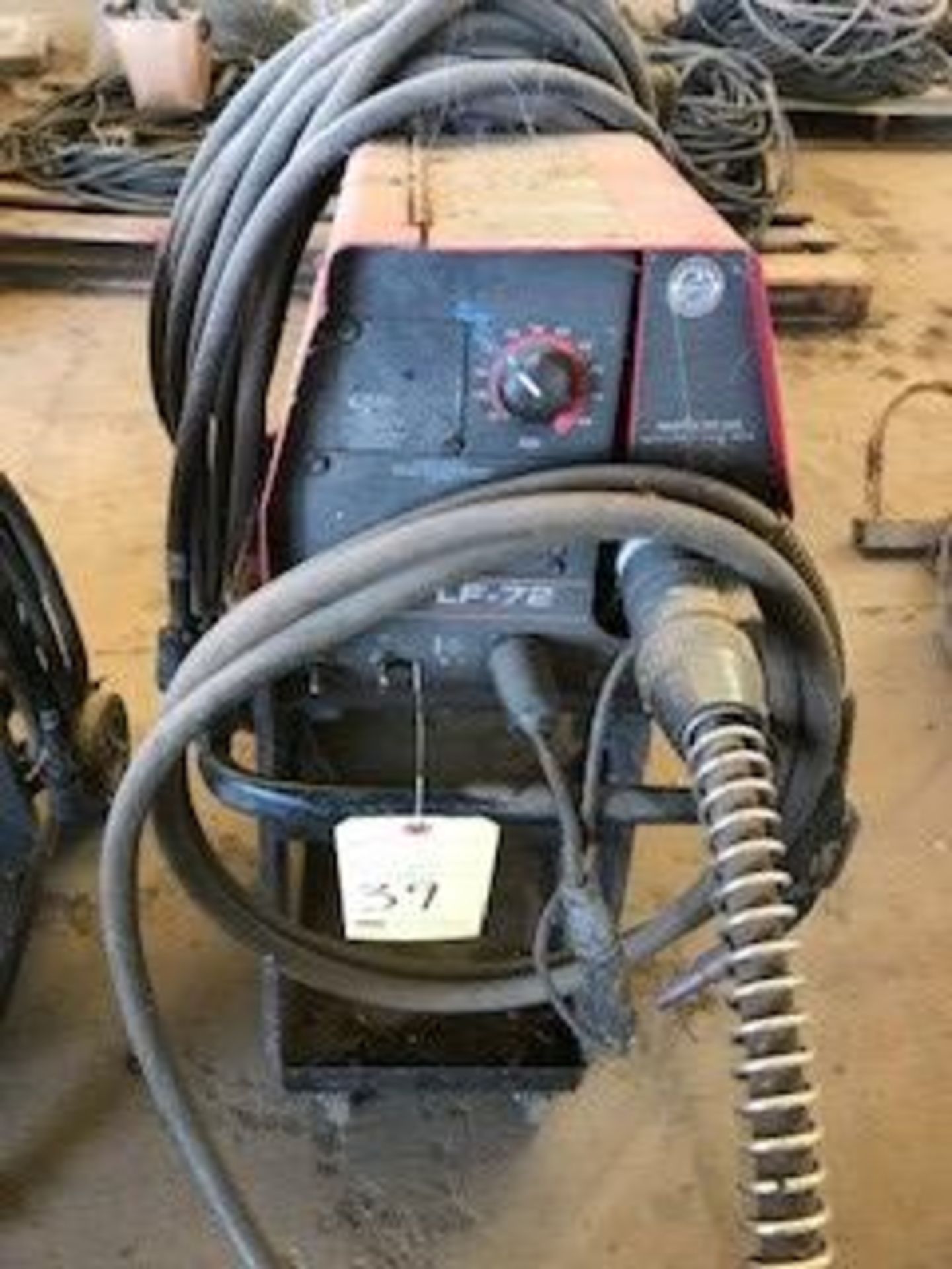 Wire Feeder, Lincoln Mld. LF-72 with carriage, S/N U1140611721