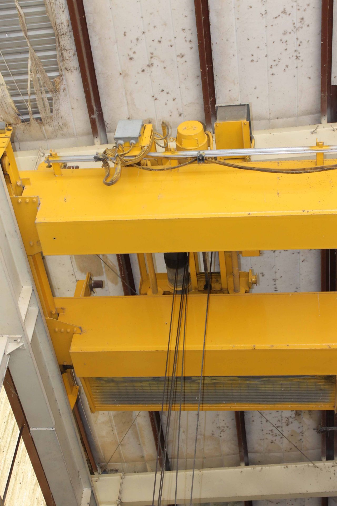 Overhead Bridge Crane, Shaw Box, 10 ton cap. x 71'4" span, pendant control, dual box beam, top - Image 3 of 4