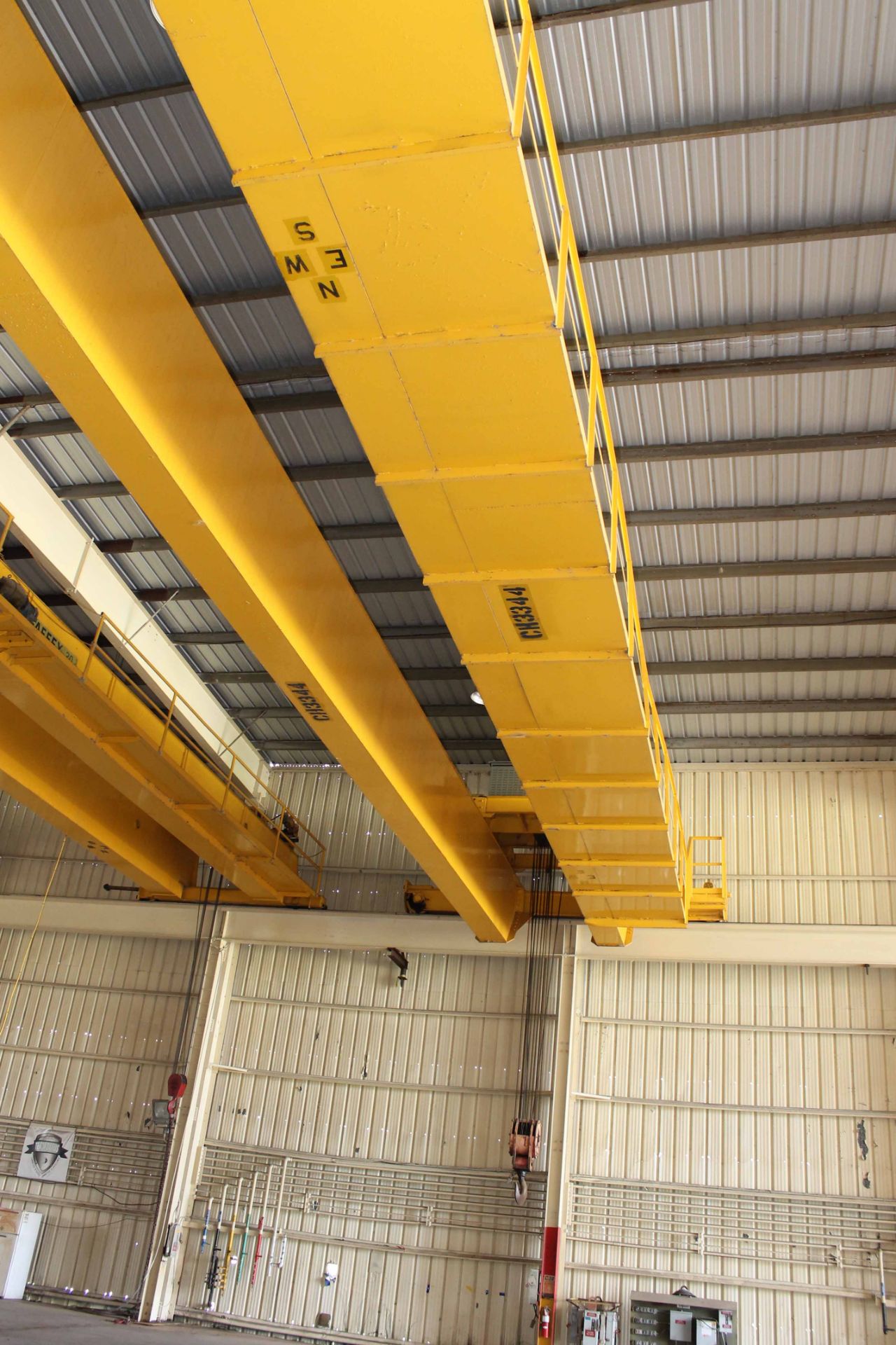 Overhead Bridge Crane, Crane Mann 40 ton cap. x 73'-11-1/4"span, dual box beam, top riding, - Image 2 of 5