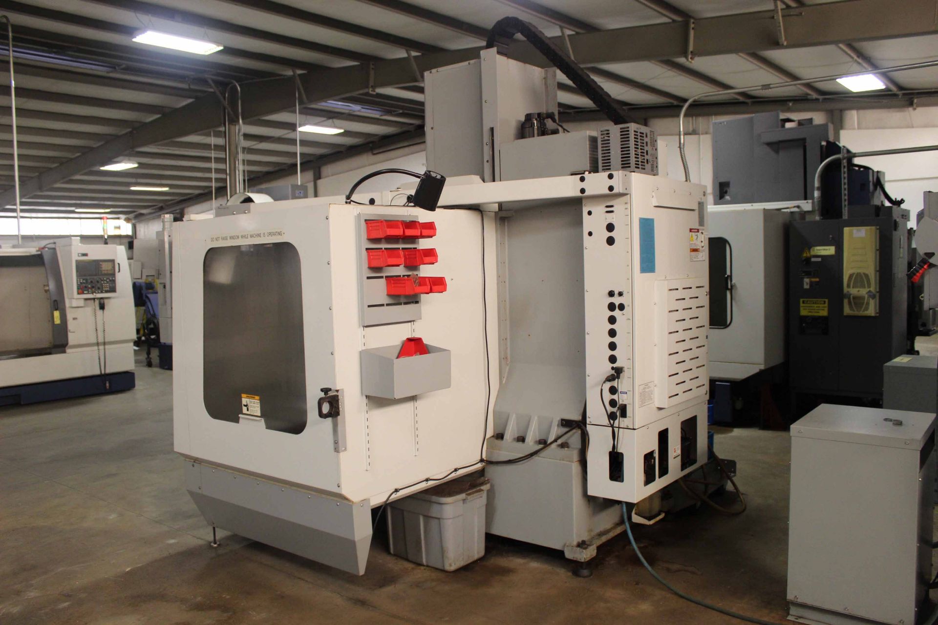 CNC VERTICAL MACHINING CENTER, HAAS MDL. VF4B, new 8/2006, Haas CNC control, 18" x 52" table, 50" - Image 6 of 7