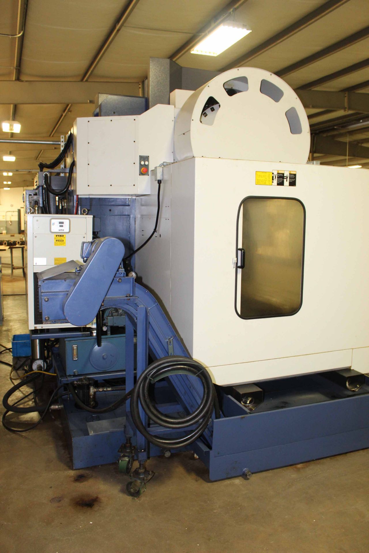 CNC VERTICAL MACHINING CENTER, YCM MDL. SUPERMAX TV-146B, new 08/2007, Fanuc MXP-200i (Fanuc Oi) CNC - Image 7 of 7