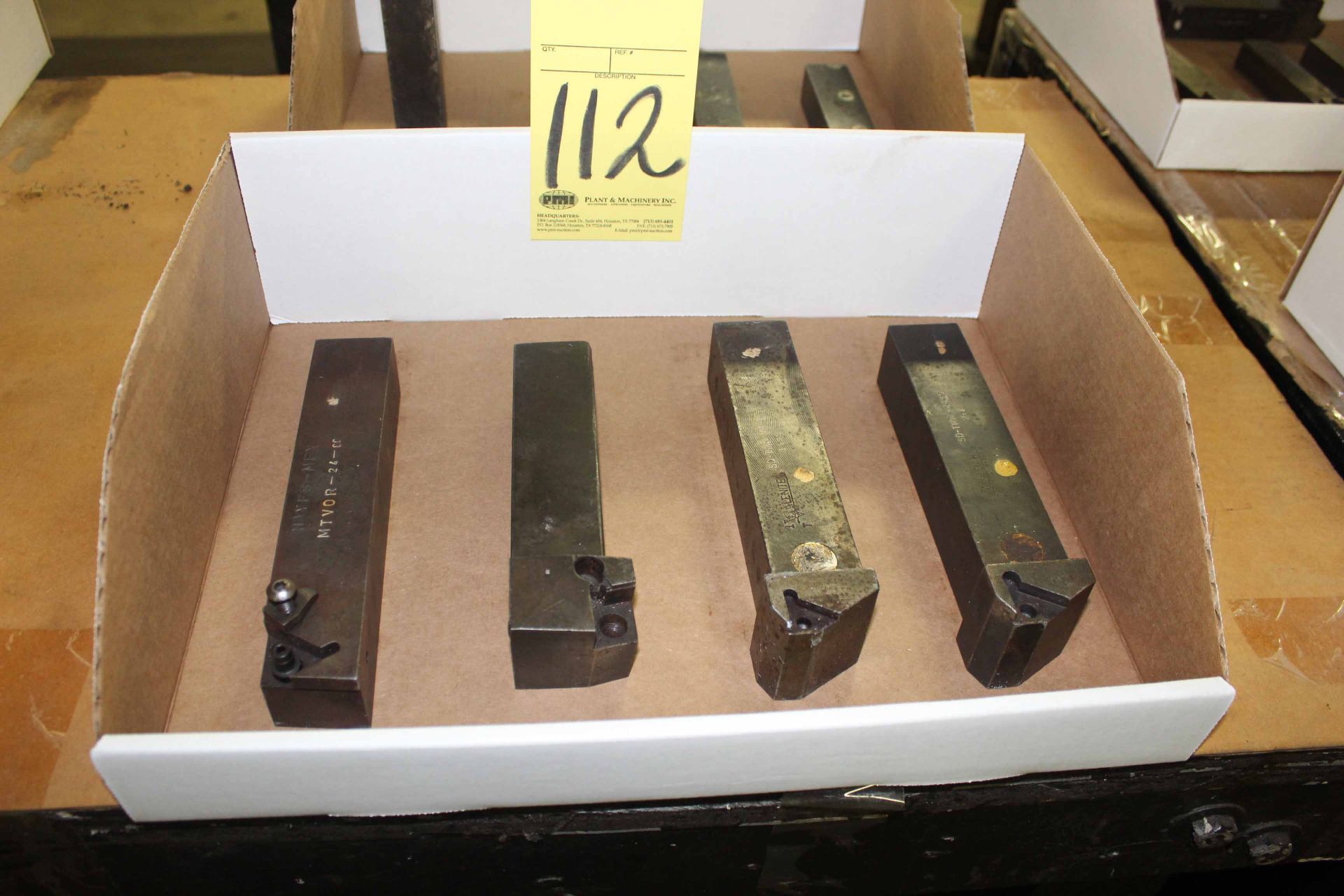 LOT OF CARBIDE INSERT TOOL BARS, (in one box)
