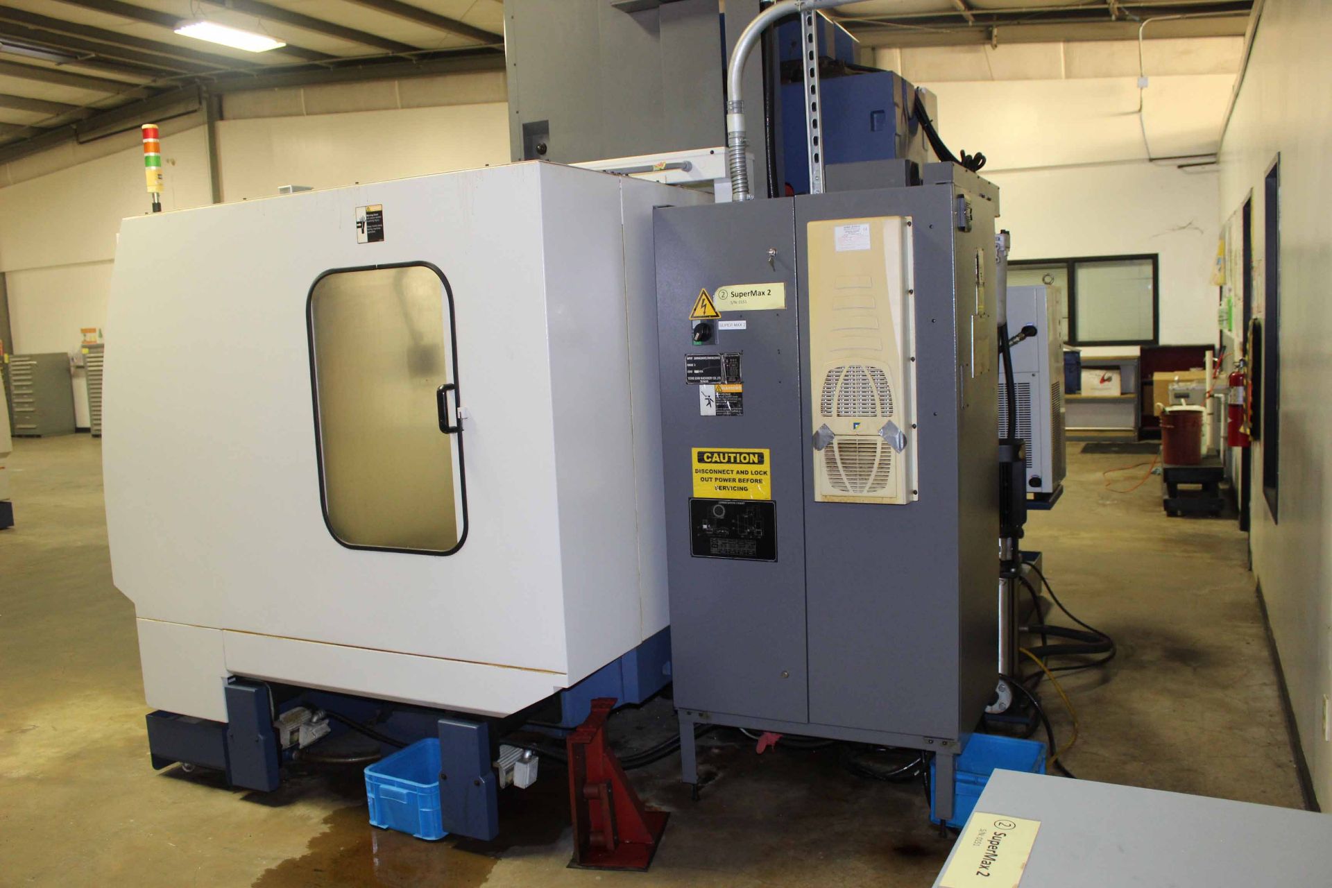 CNC VERTICAL MACHINING CENTER, YCM MDL. SUPERMAX TV-146B, new 08/2007, Fanuc MXP-200i (Fanuc Oi) CNC - Image 6 of 7