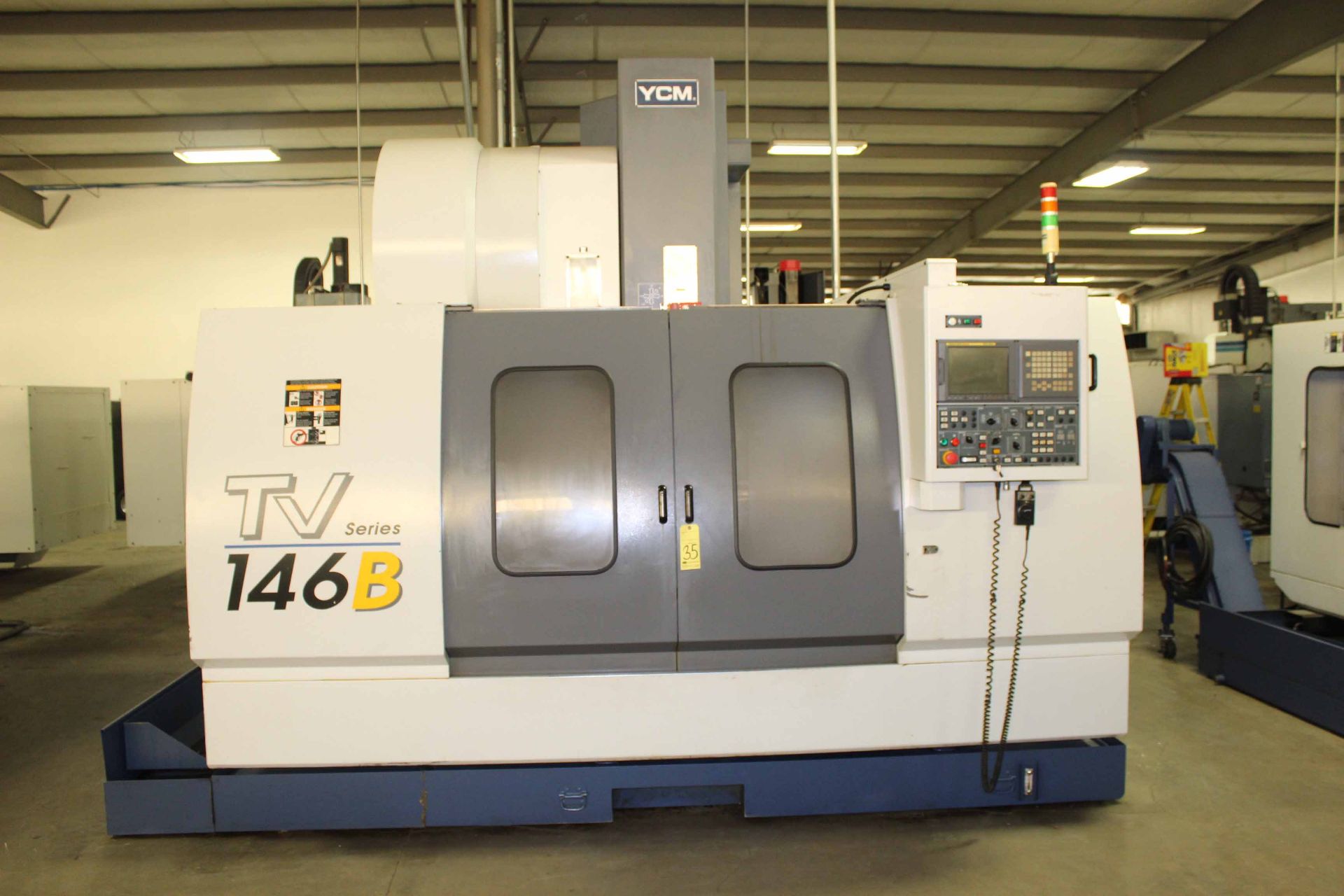 CNC VERTICAL MACHINING CENTER, YCM MDL. SUPERMAX TV-146B, new 08/2007, Fanuc MXP-200i (Fanuc Oi) CNC