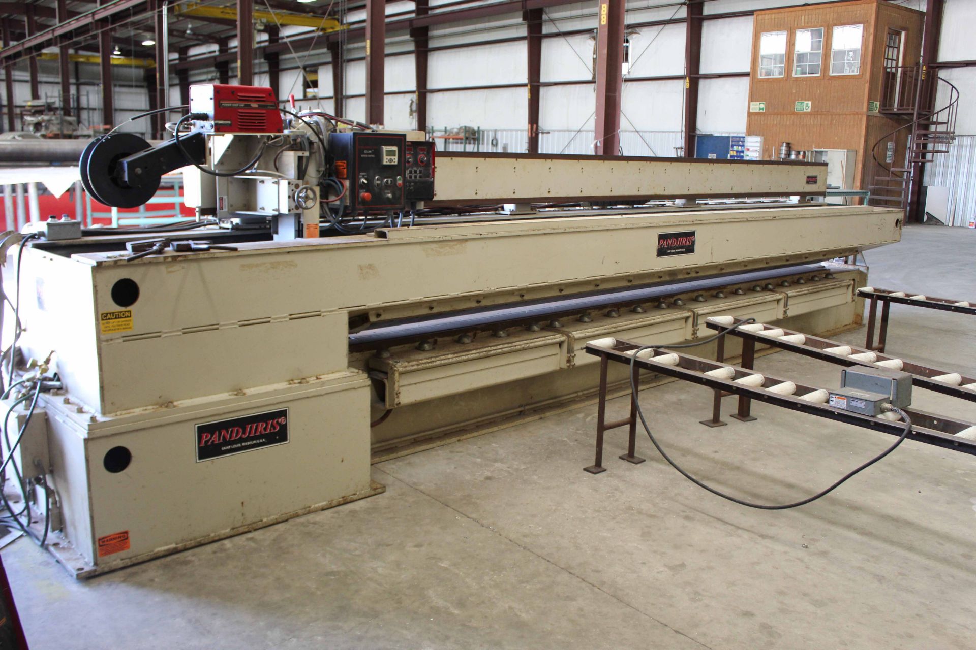 SEAM WELDER, PANDJIRIS MDL. 192-I-50FS SEAMER, new 2007, 16' seam length, Lincoln Powerwave pwr. - Image 3 of 10