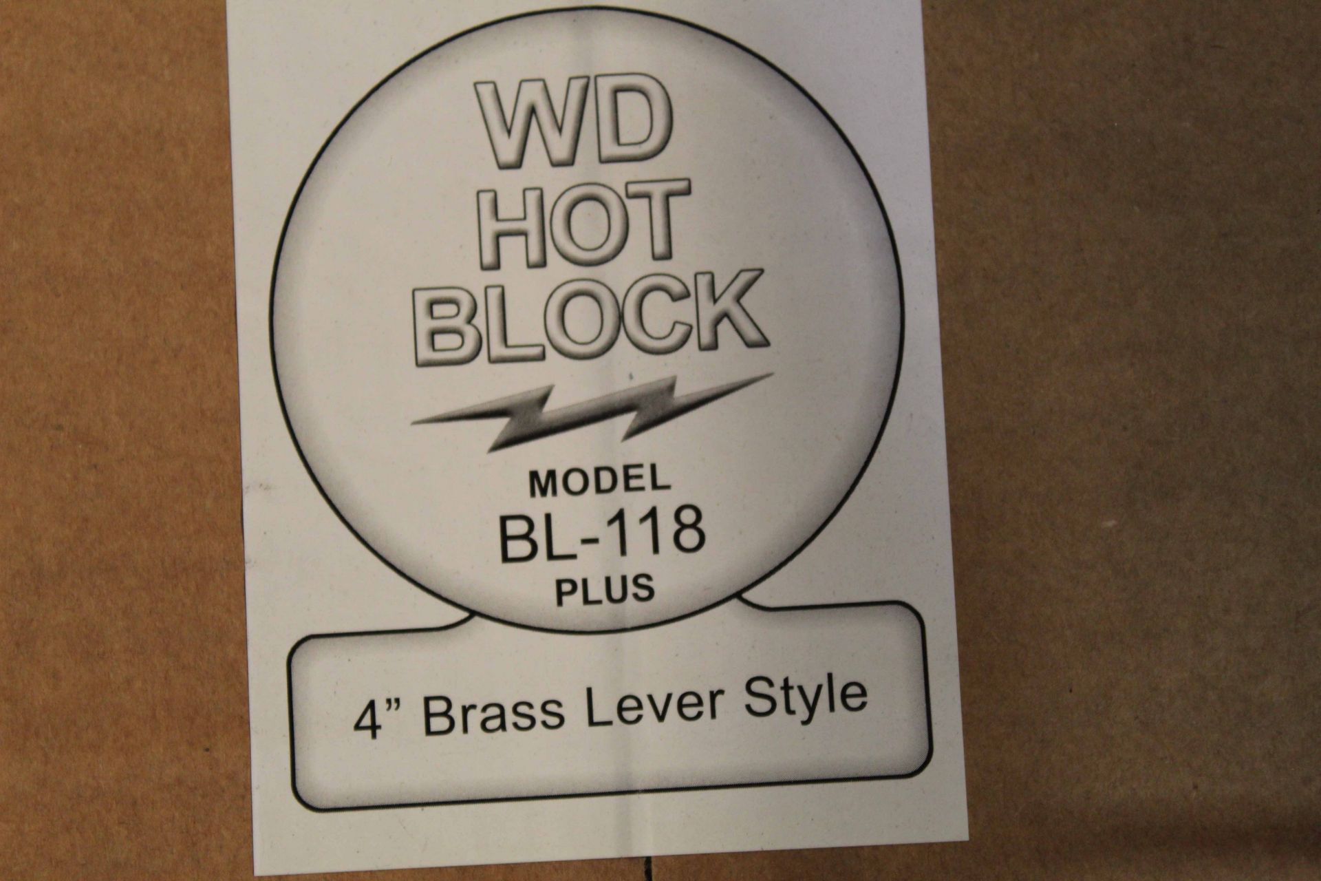 LOT OF WD HOT BLOCKS, MDL. BL-118, new (9 sets) (for 4" butterfly valves) - Image 3 of 3