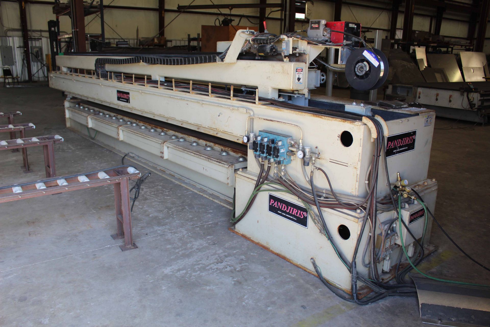 SEAM WELDER, PANDJIRIS MDL. 192-I-50FS SEAMER, new 2007, 16' seam length, Lincoln Powerwave pwr. - Image 7 of 10