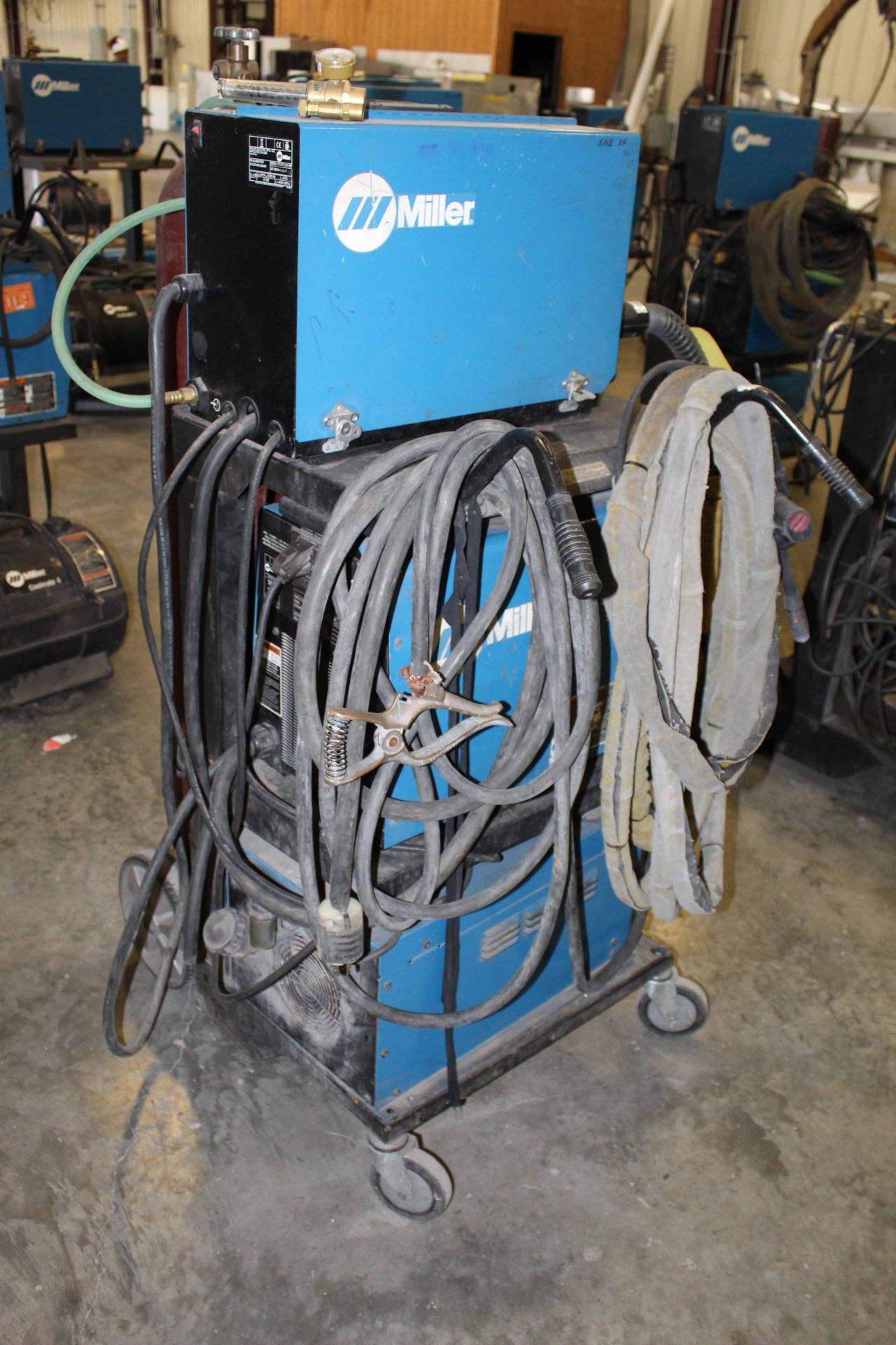 WELDING MACHINE, MILLER ALUMAPOWER 350MPA, new 2012, Miller XR-AlumaFeed wire feeder, Coolmate - Image 2 of 2