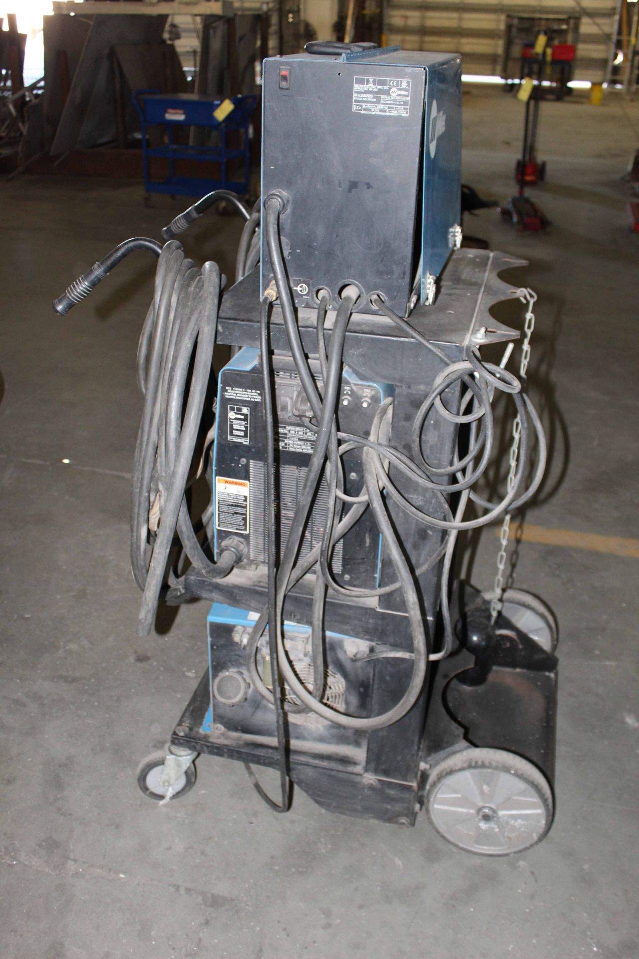 WELDING MACHINE, MILLER ALUMAPOWER 350MPA, new 2011, Miller XR-AlumaFeed wire feeder, Coolmate - Image 2 of 2