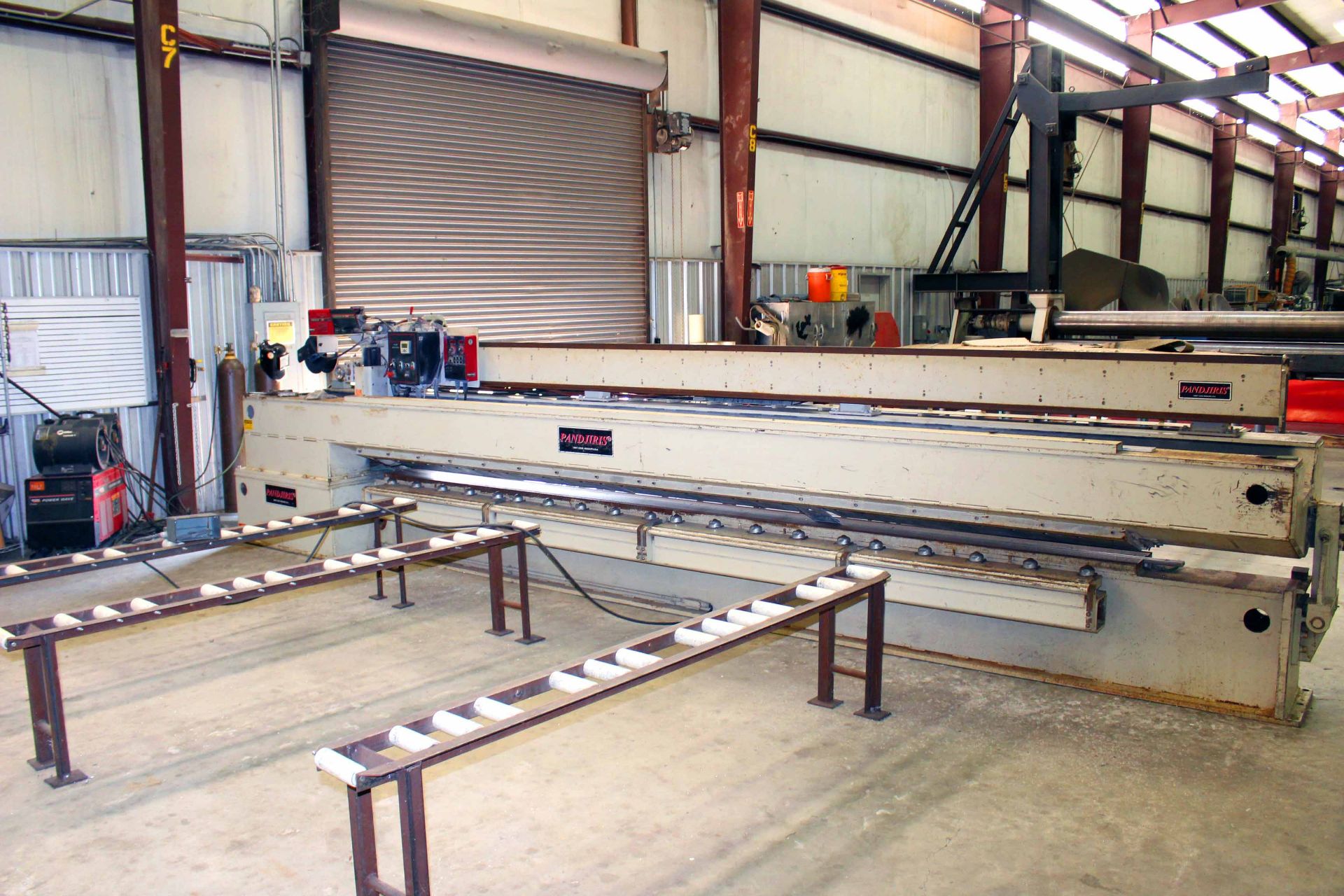 SEAM WELDER, PANDJIRIS MDL. 192-I-50FS SEAMER, new 2007, 16' seam length, Lincoln Powerwave pwr.