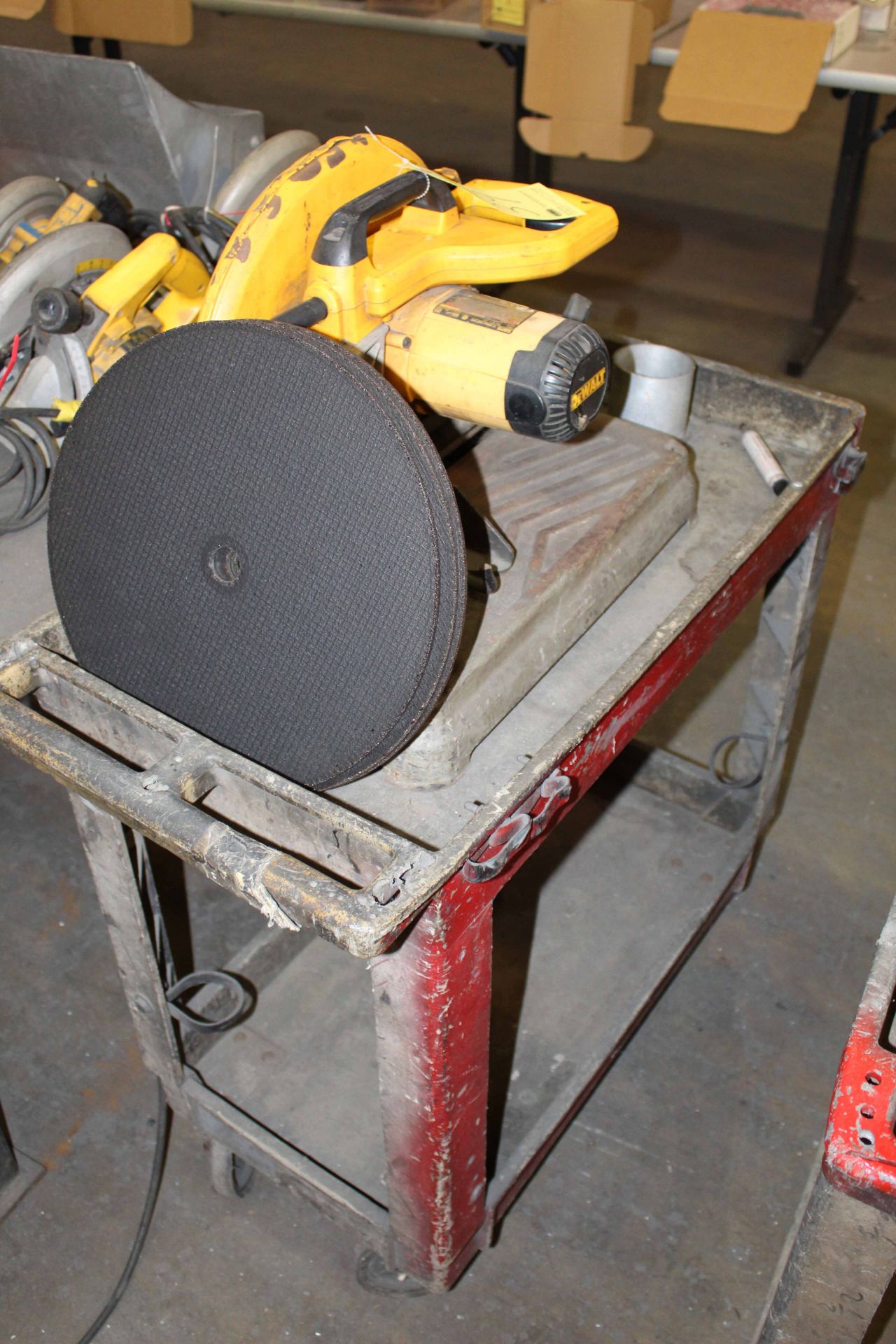 CHOP SAW, DEWALT 14", w/(7) blades - Image 2 of 2