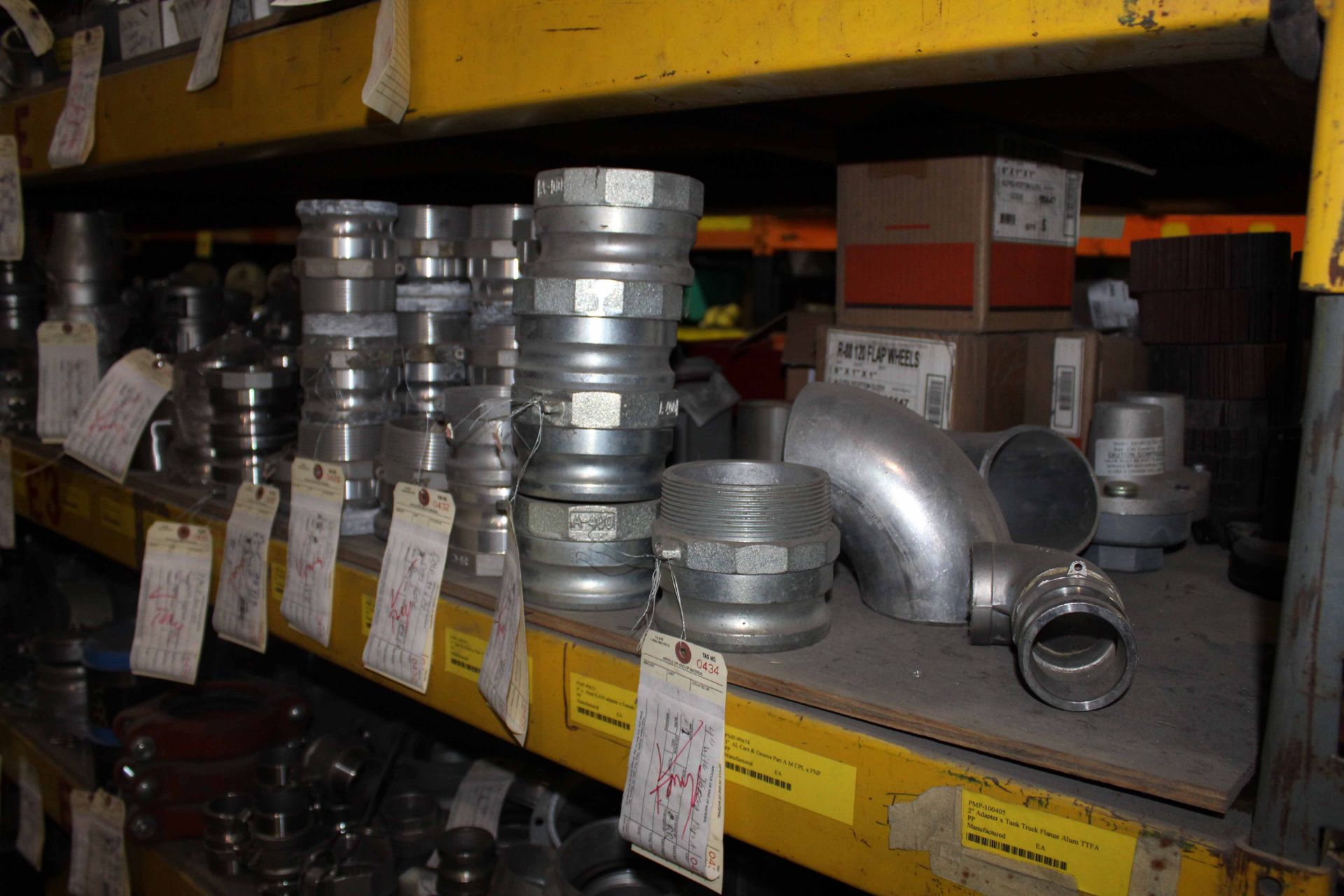 LOT CONSISTING OF: trailer items & abrasives, misc. (on one shelf) - Image 4 of 5