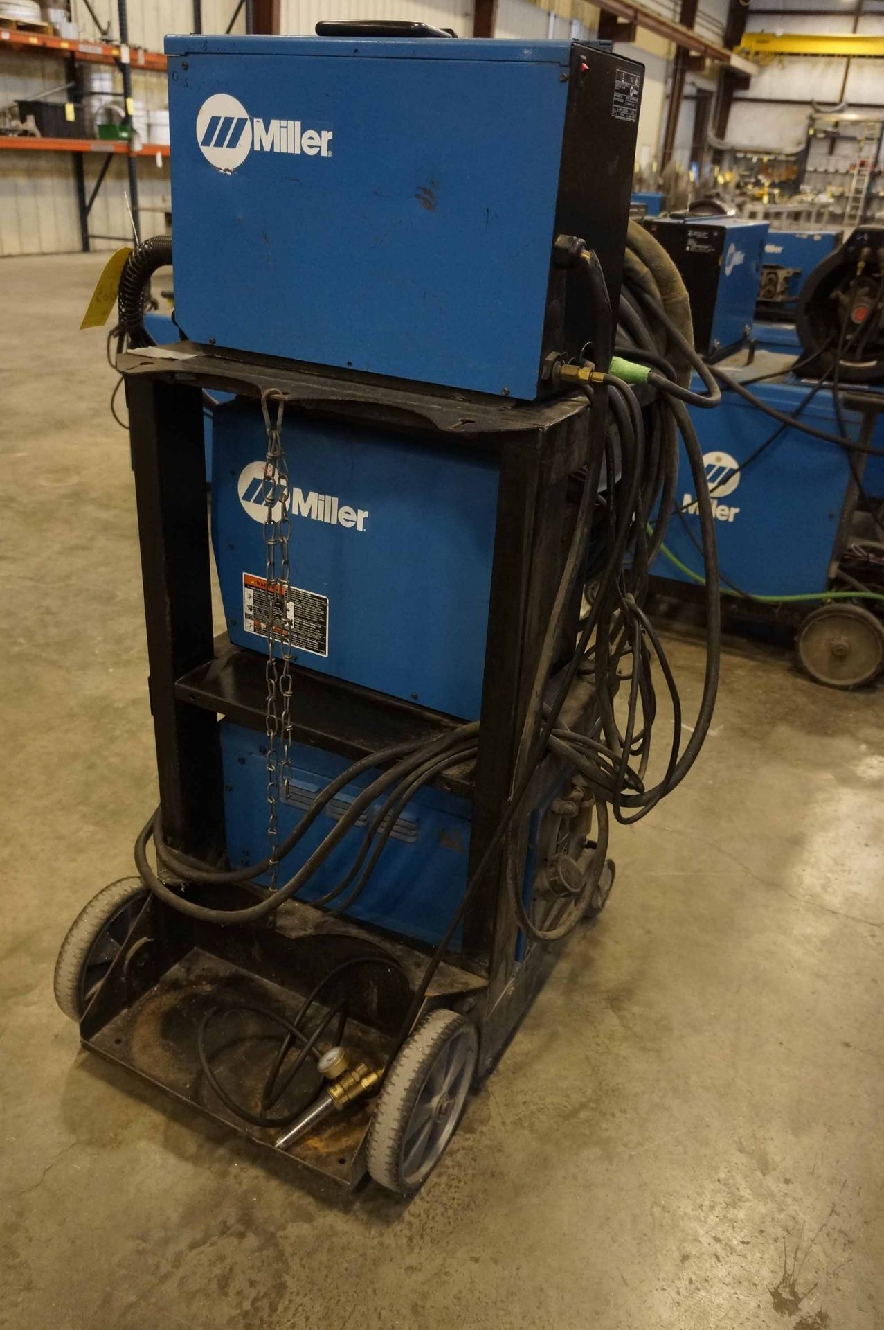 WELDING MACHINE, MILLER ALUMAPOWER 350MPA, new 2012, Miller XR-AlumaFeed wire feeder, Coolmate - Image 3 of 3