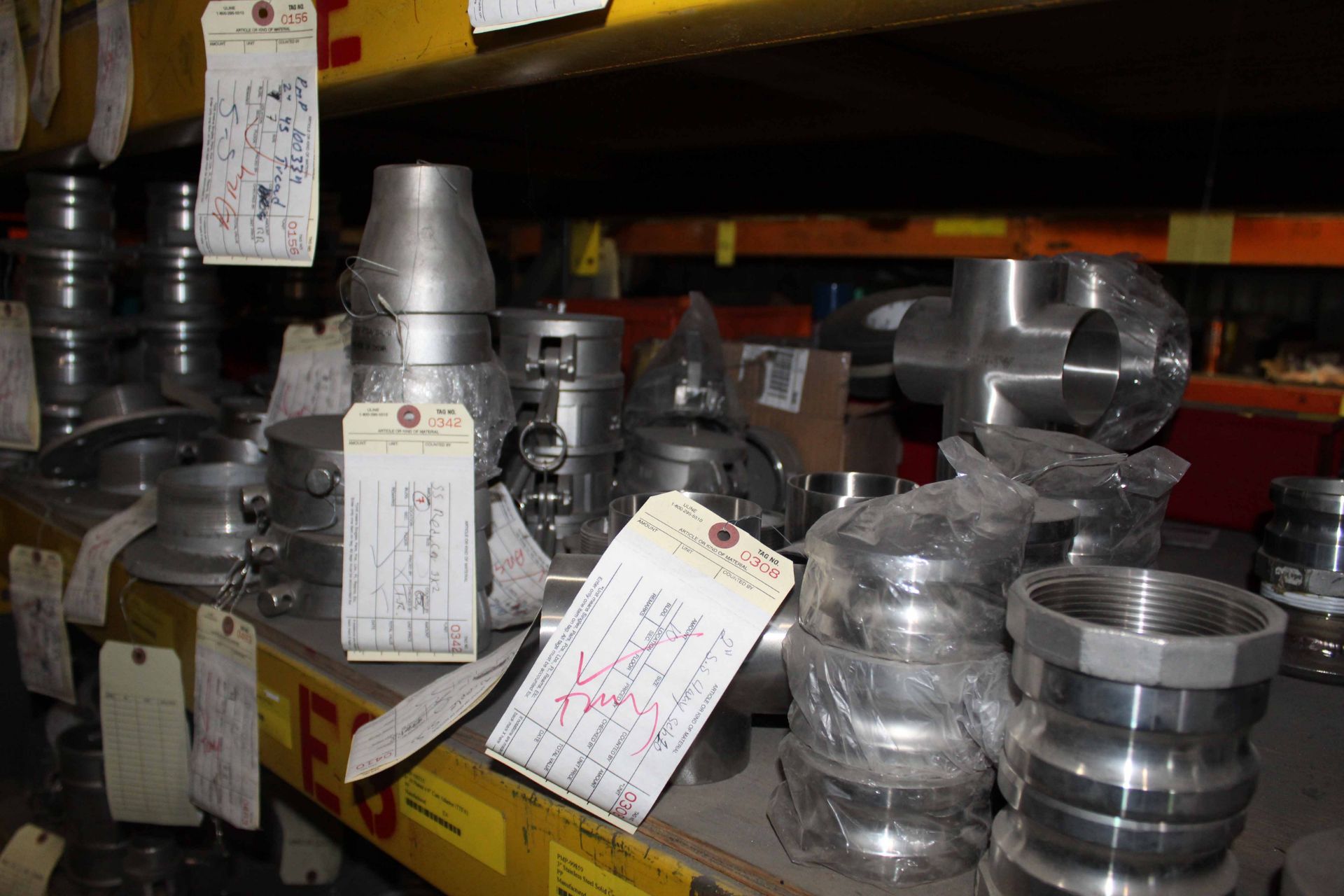 LOT CONSISTING OF: trailer items & abrasives, misc. (on one shelf) - Image 5 of 5